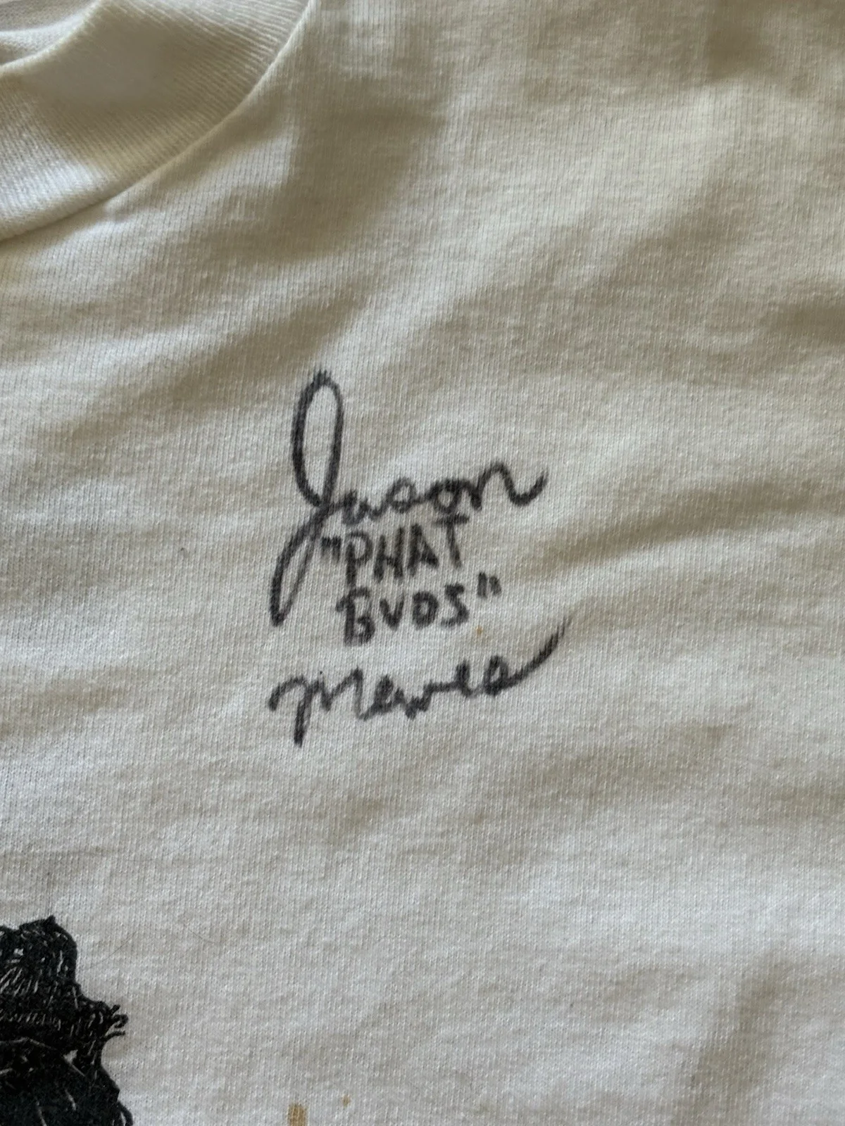Jason Mewes — Vintage Jason Mewes Signed T-Shirt With Custom Design, изображение 2