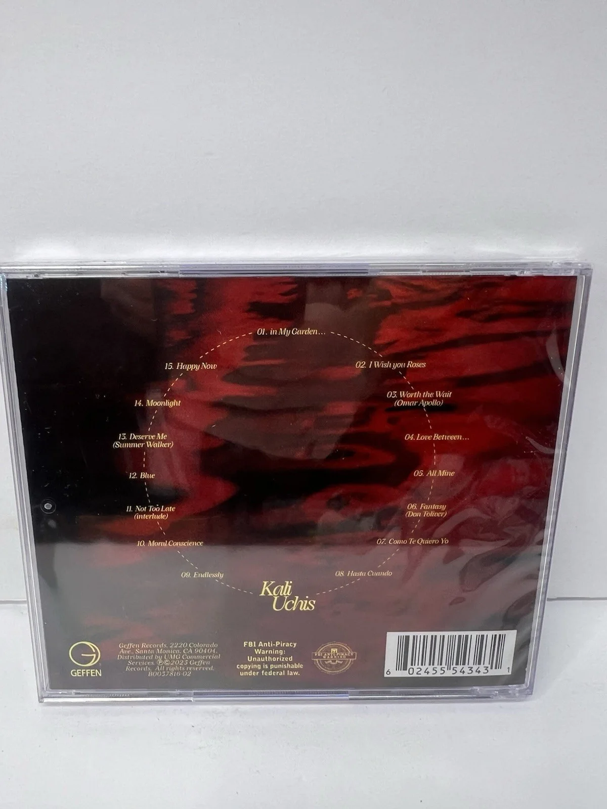Kali Uchis - Red Moon In Venus ✍️ SIGNED CD +ALTERNATE ALBUM COVER AUTOGRAPHED, изображение 5