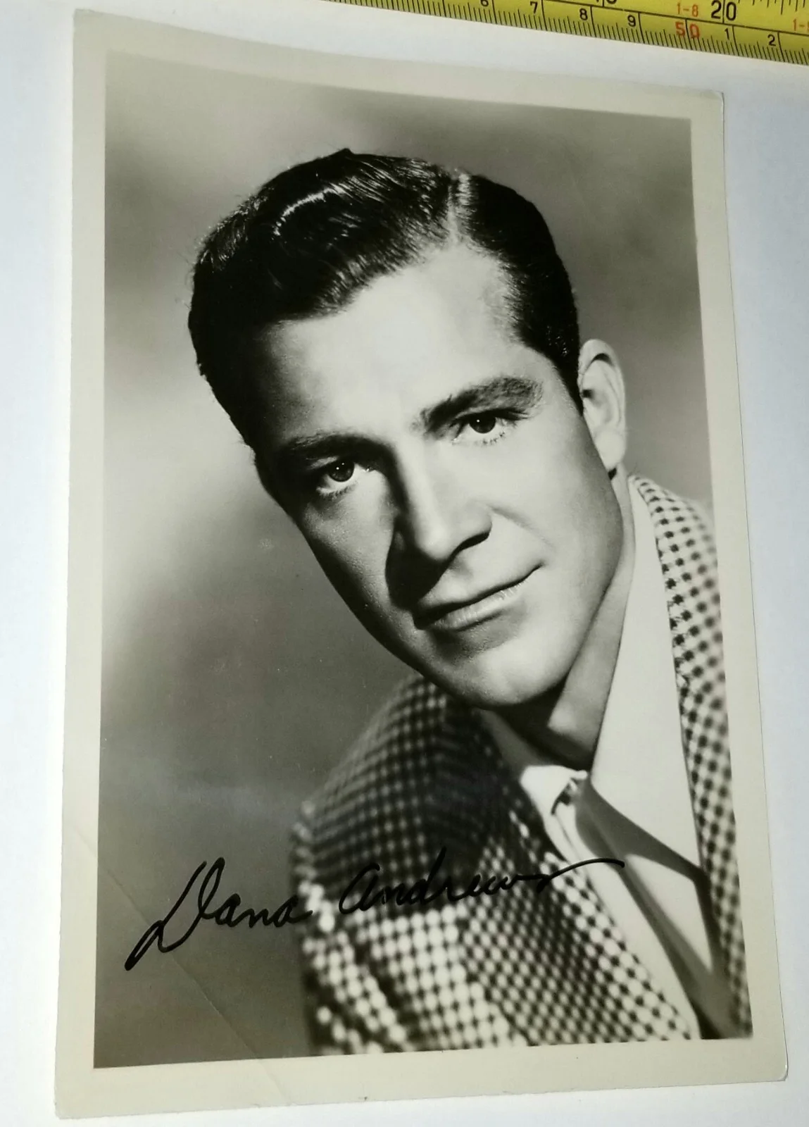 Dana Andrews — DANA ANDREWS SIGNED PHOTO AUTOGRAPHED FILM NOIR BLACK WHITE HOLLYWOOD MOVIE STAR, изображение 2