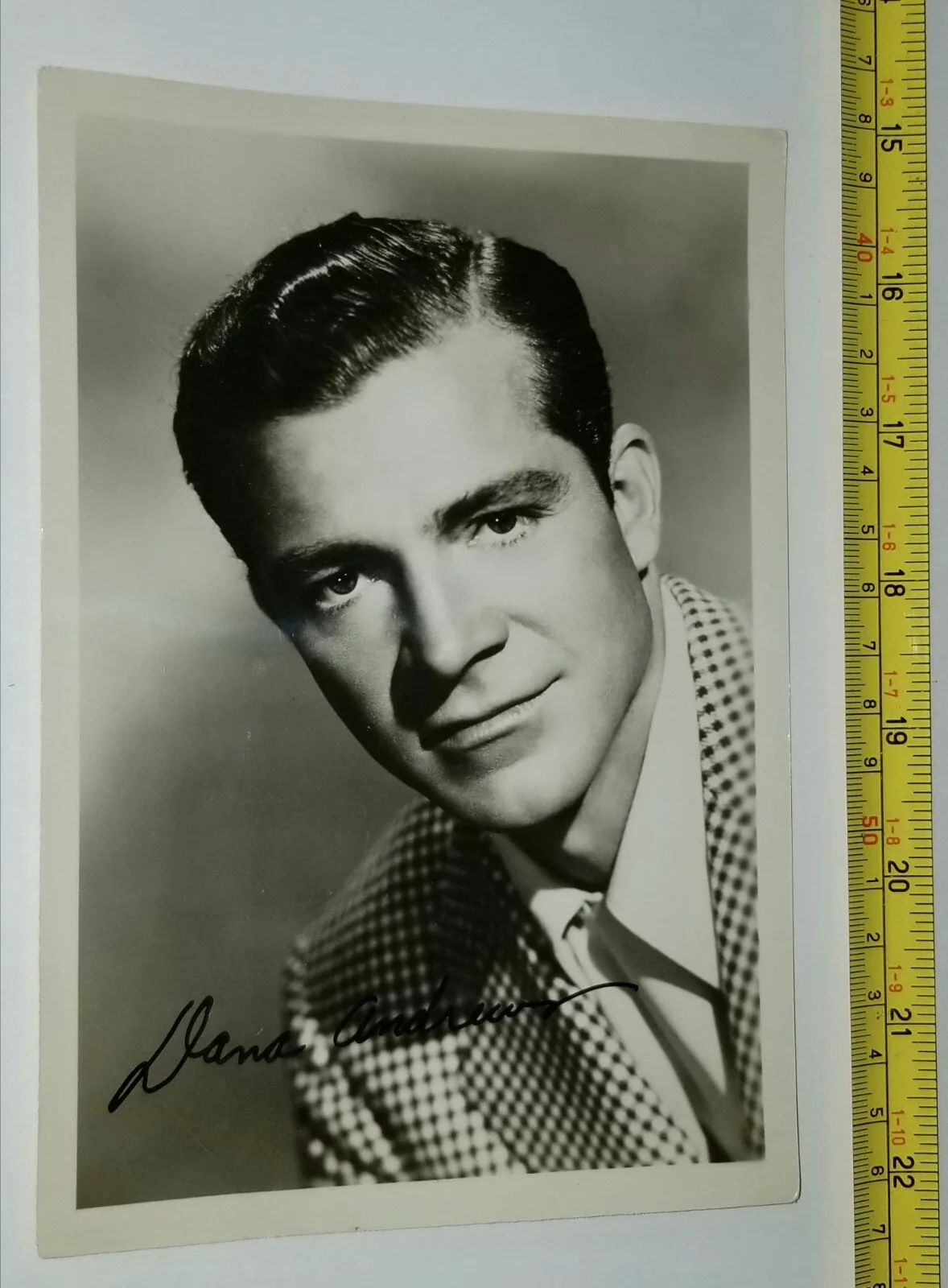 Dana Andrews — DANA ANDREWS SIGNED PHOTO AUTOGRAPHED FILM NOIR BLACK WHITE HOLLYWOOD MOVIE STAR, изображение 4