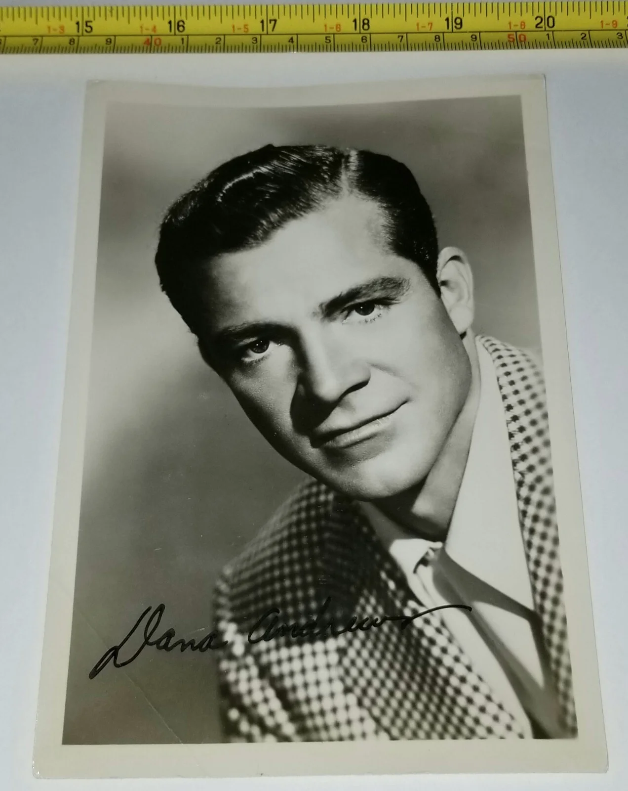 Dana Andrews — DANA ANDREWS SIGNED PHOTO AUTOGRAPHED FILM NOIR BLACK WHITE HOLLYWOOD MOVIE STAR, изображение 5
