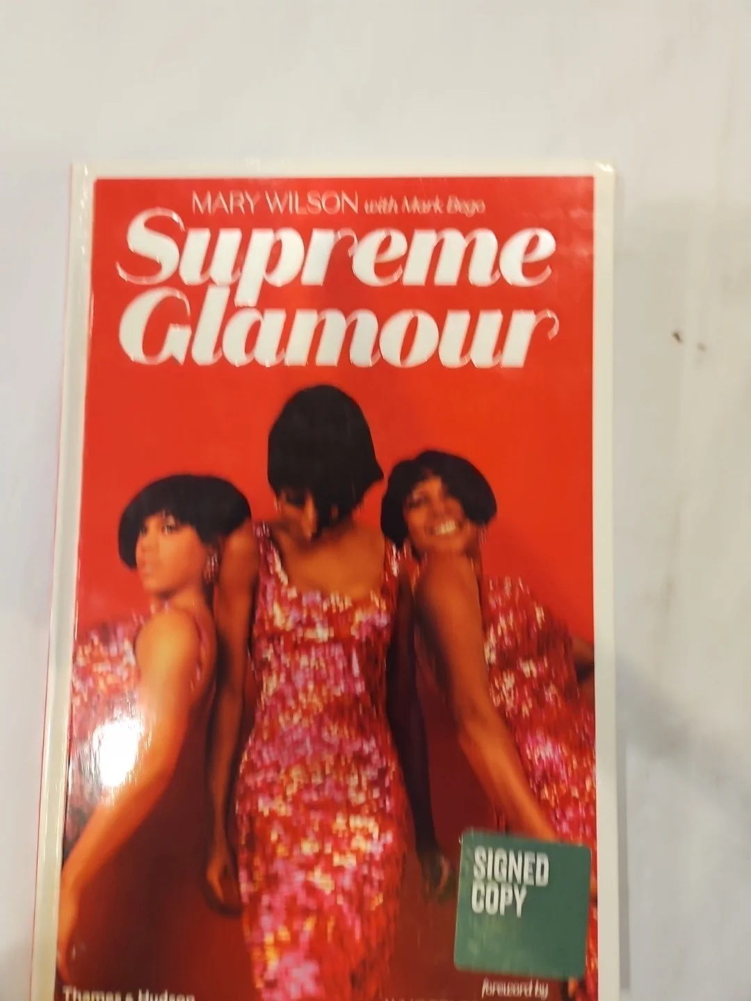 Mary Wilson SIGNED Supreme Glamour AUTOGRAPHED By Mary Wilson, изображение 2