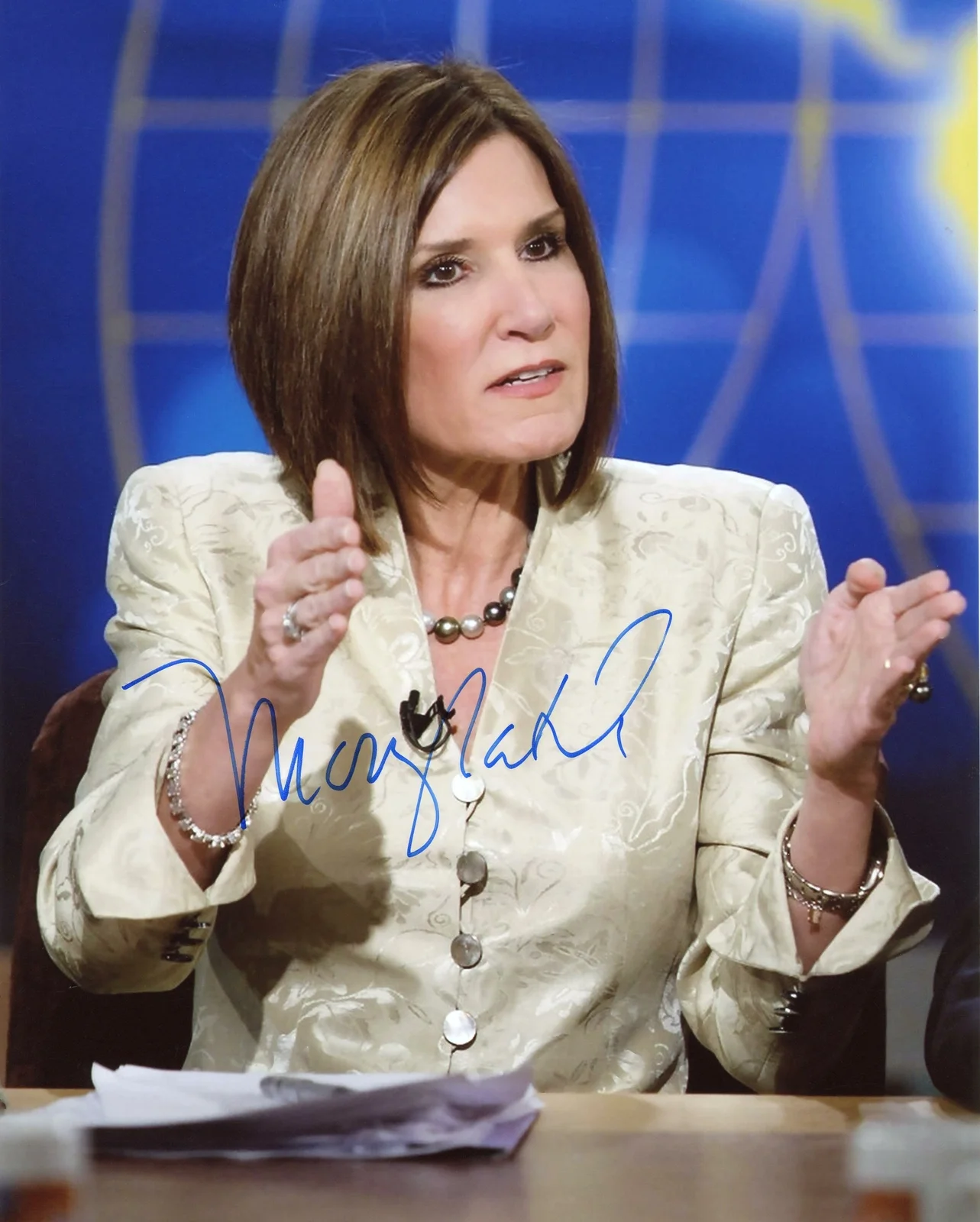 Mary Matalin — Mary Matalin "Crossfire" AUTOGRAPH Signed 8x10 Photo ACOA