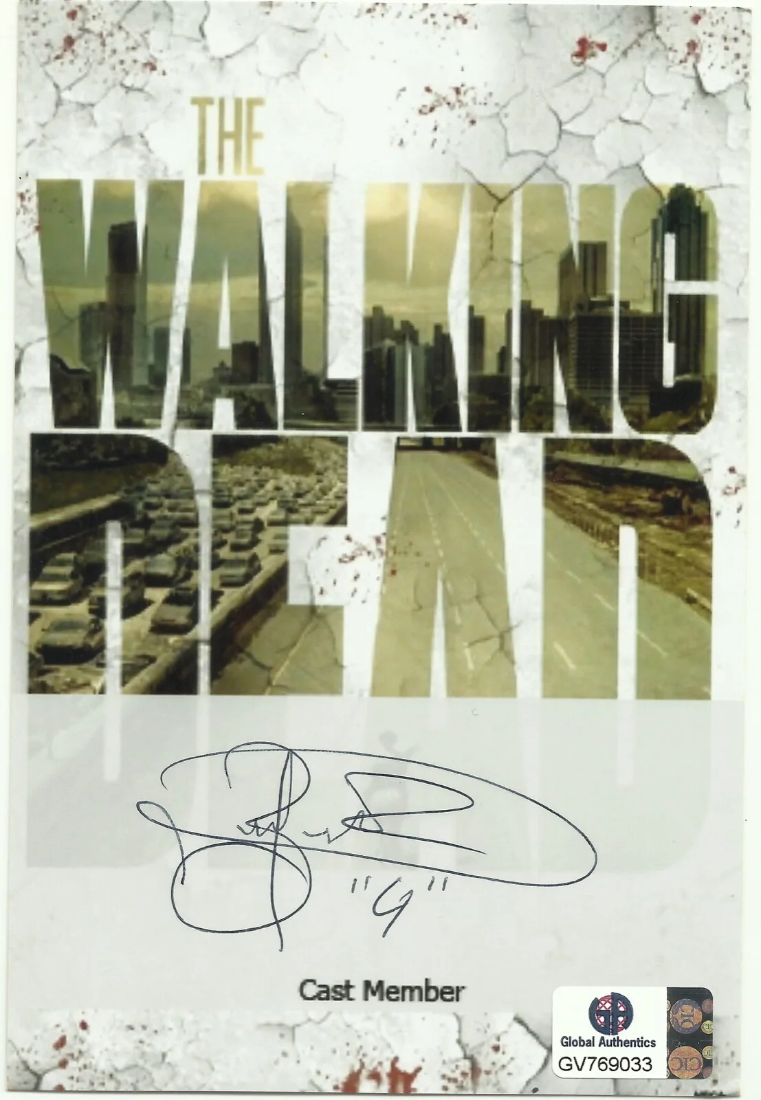 Neil Brown Jr — Neil Brown Jr. (Guillermo) The Walking Dead Signed GA Authenticated 4x6 Photo