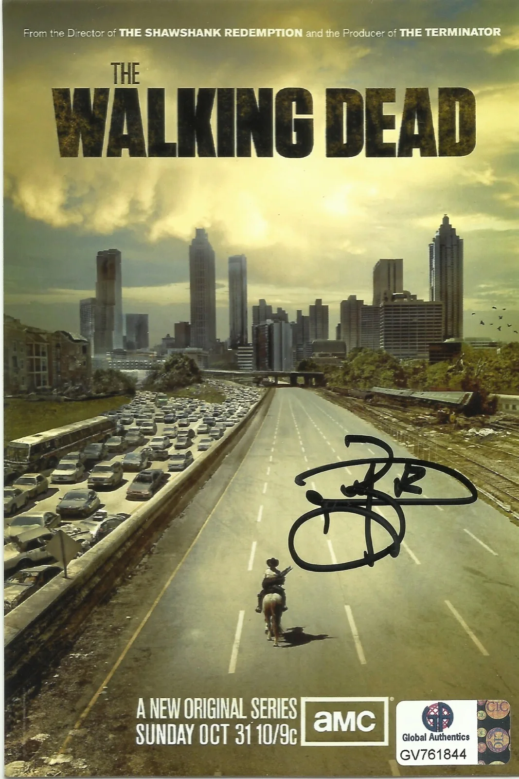 Neil Brown Jr — Neil Brown Jr. (Guillermo) The Walking Dead Signed GA Authenticated 4x6 Photo