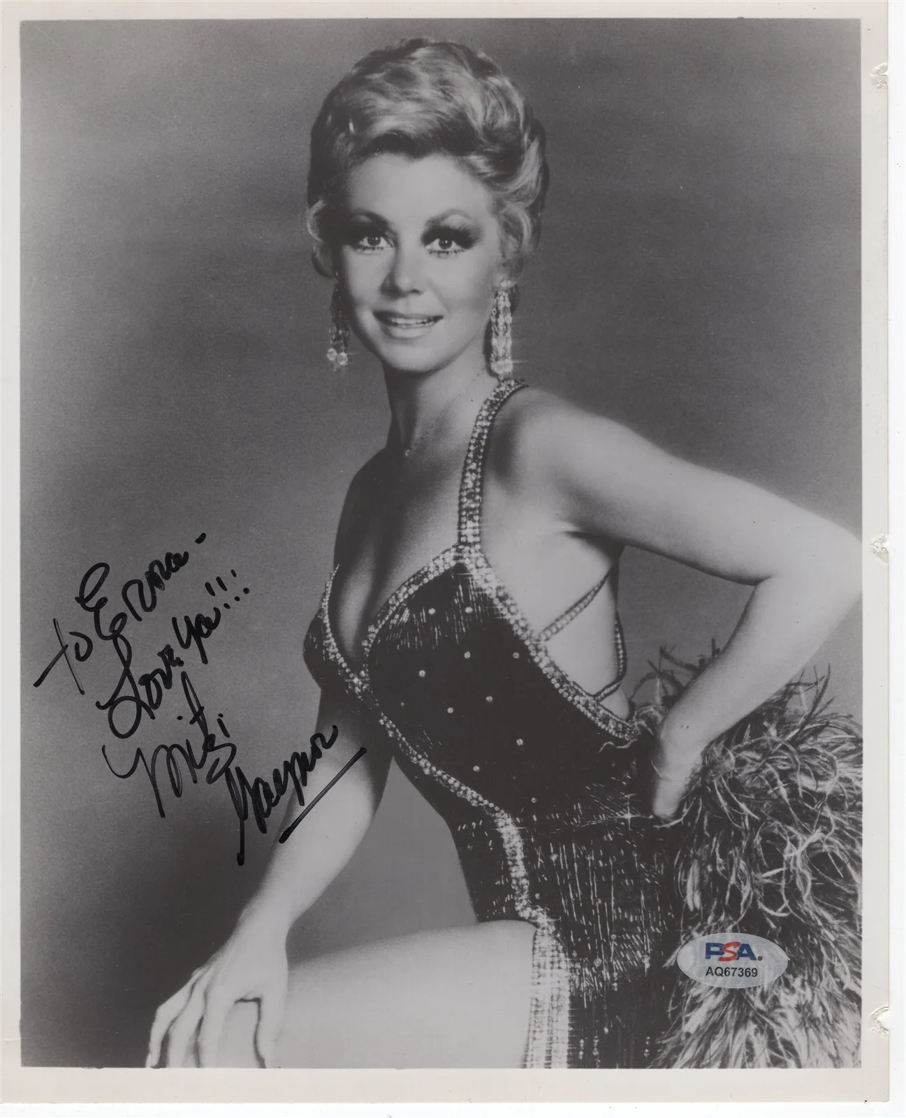 Mitzi Gaynor — MITZI GAYNOR Autographed 8x10 Photo PSA/DNA American Actress