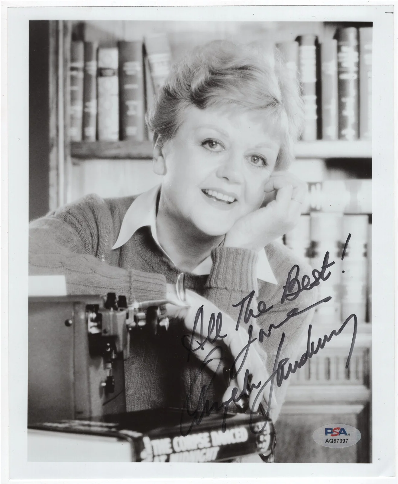 Angela Lansbury — ANGELA LANSBURY Signed 8x10 Photo PSA/DNA British Actress