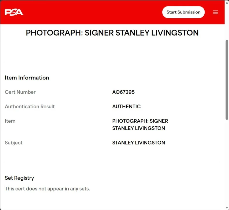 Stanley Livingston — STANLEY LIVINGSTON Signed 8x10 Photo PSA/DNA My Three Sons, изображение 3