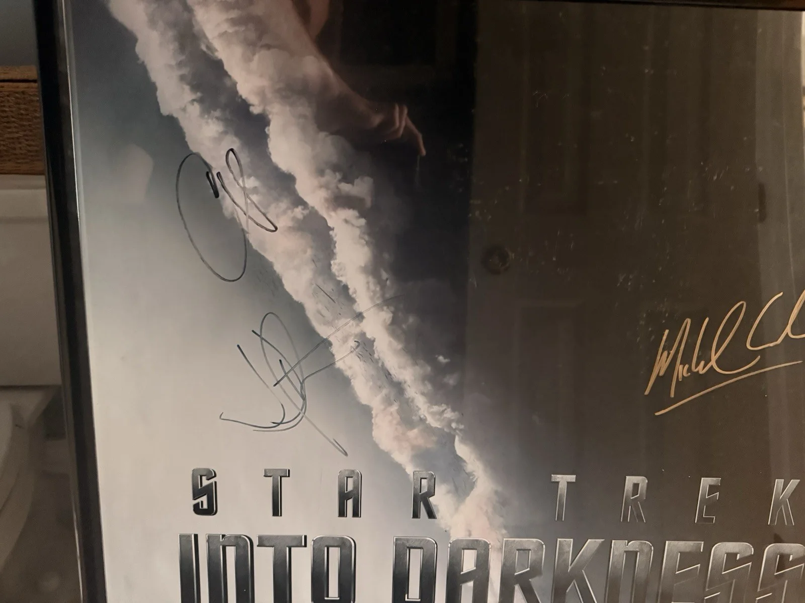 Chris Pine, Zachary Quinto, John Cho, Zoe Saldana, Karl Urban, Br — Star Trek Into Darkness Cast Signed Poster 27x40 JJ Abrams Chris Pine and more, изображение 3