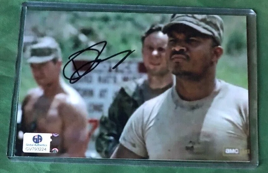 Dwayne Boyd — Dwayne Boyd (Guardsman) The Walking Dead Signed Auto GA Authenticated 4x6 Photo