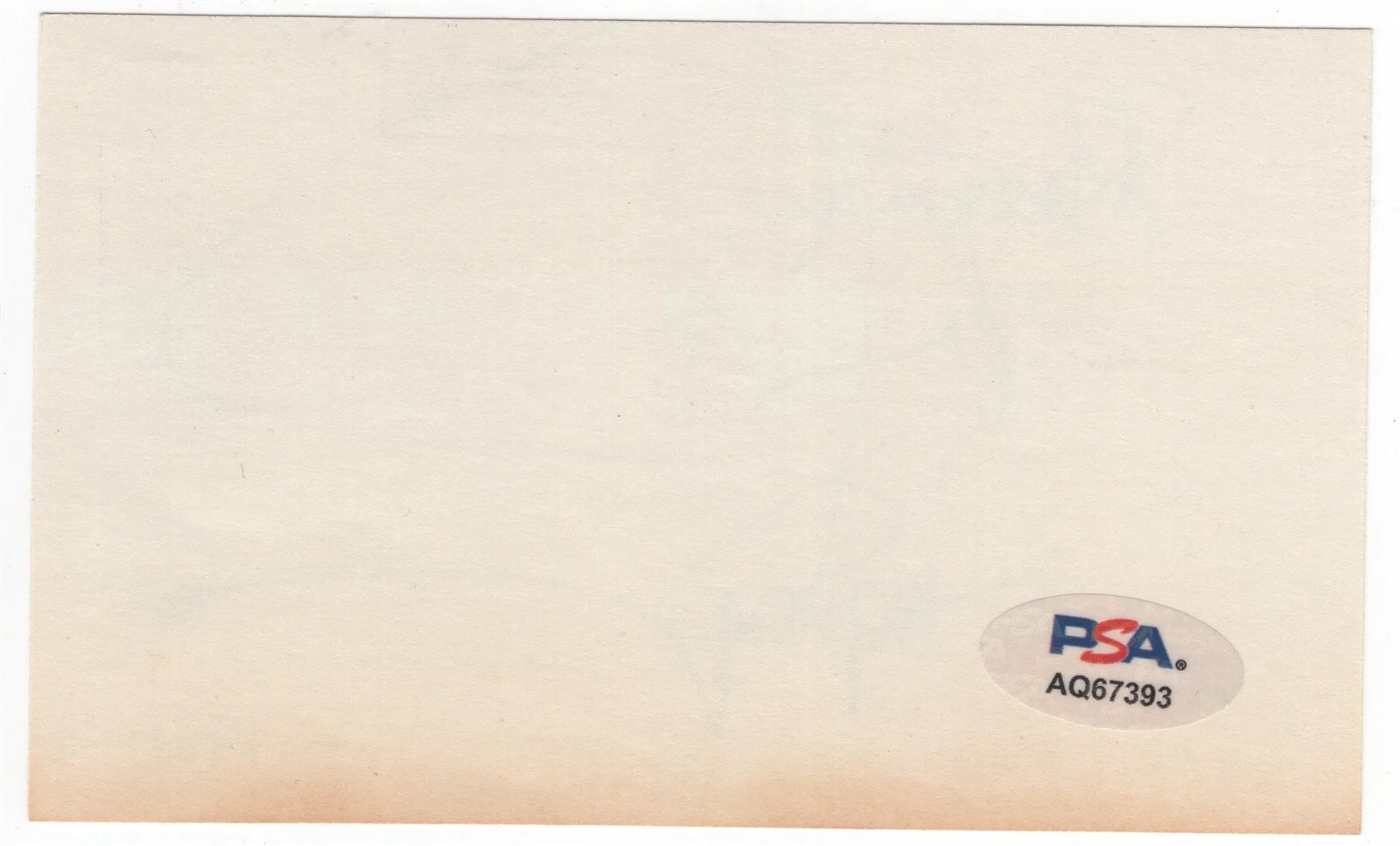 GINGER ROGERS — GINGER ROGERS Autographed Index Card PSA/DNA American Actress & Singer, image 2