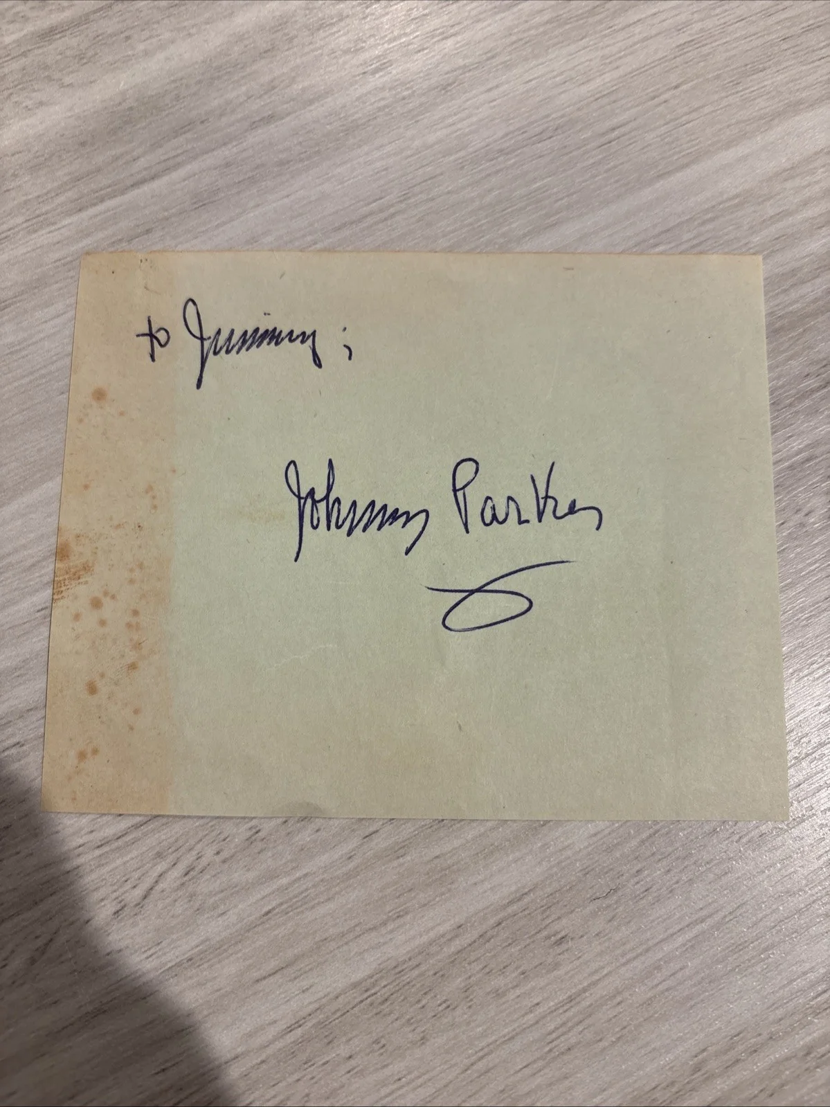 Nick Adams And Johnny Parker - Signed Autograph Book Page - Opposite Sides, image 3