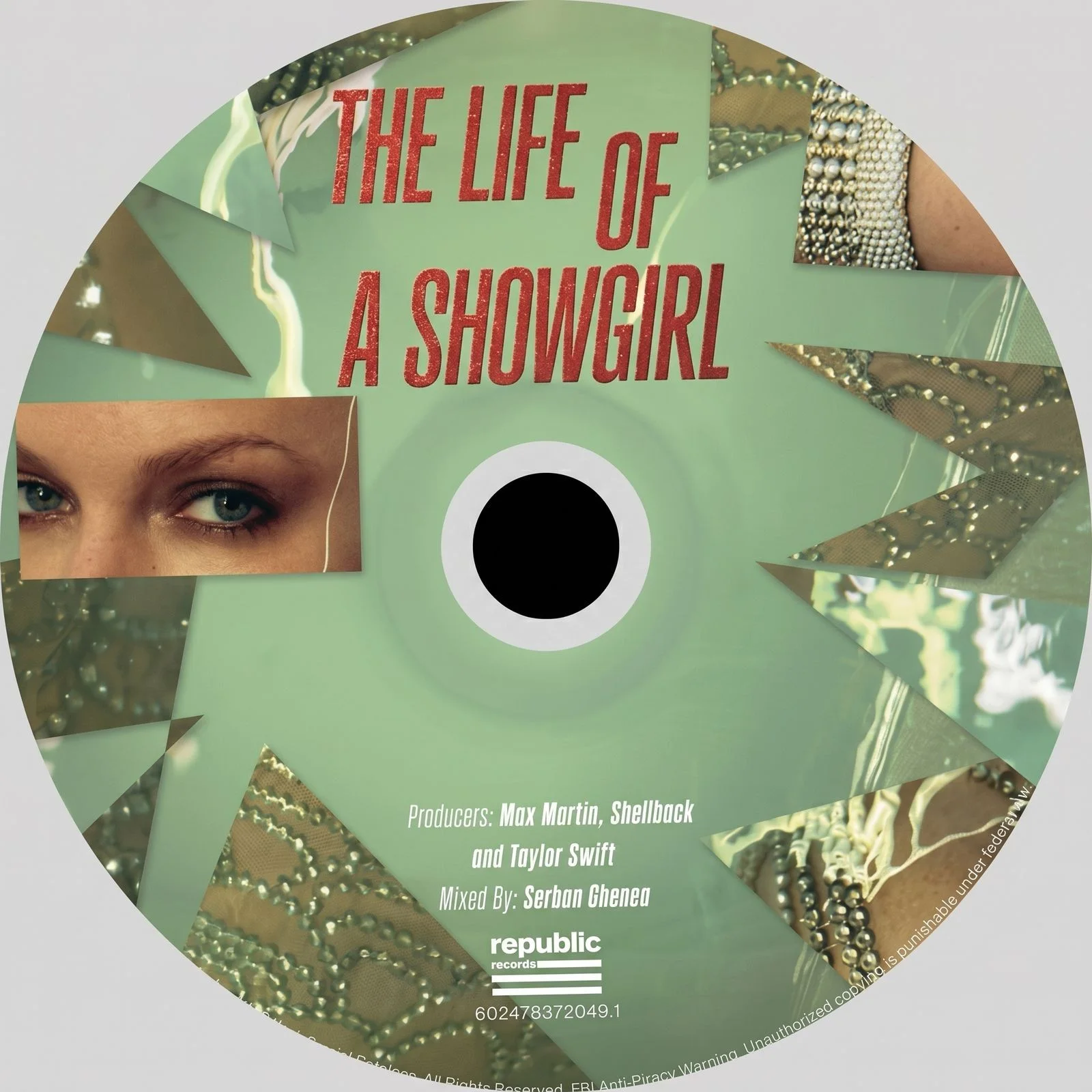 Taylor Swift Signed CD 'The Life of a Showgirl' Framed Display with Photo, изображение 3