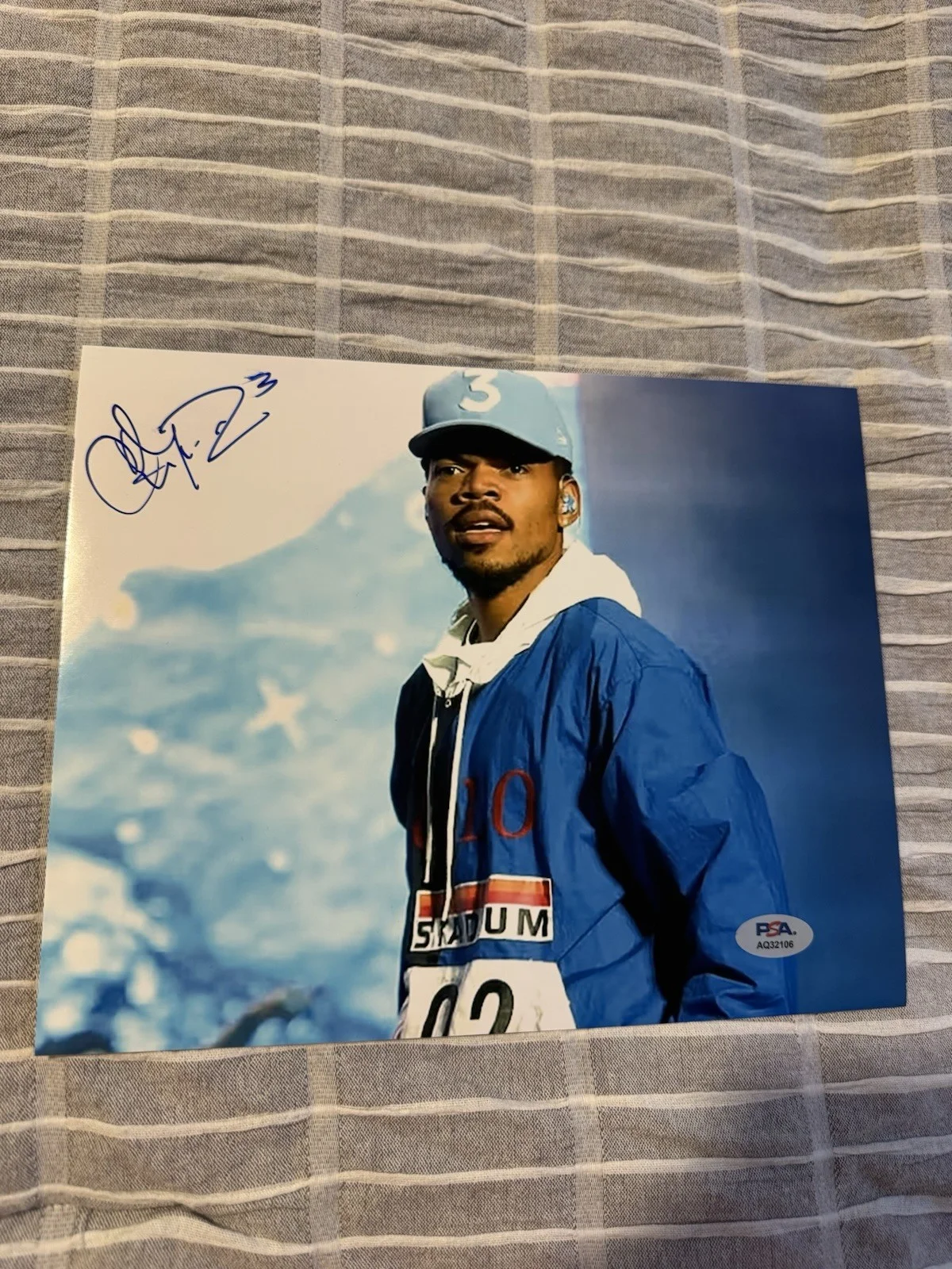 CHANCE THE RAPPER 3 SIGNED 8x10 PHOTO PSA COA AUTHENTIC AUTOGRAPH MUSIC AUTO, изображение 3