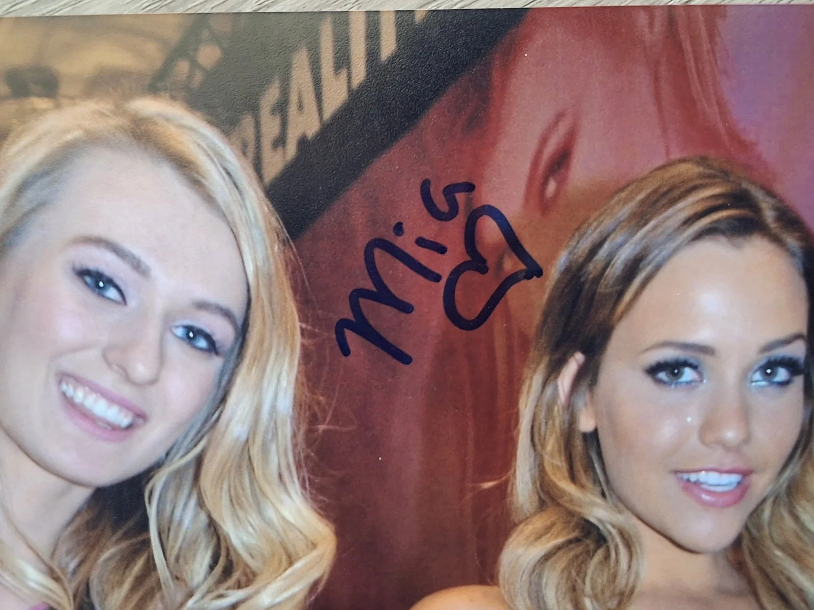 Natalia Starr + MIA MALKOVA Signed 8x12" Original PHOTO - TWINS, image 3