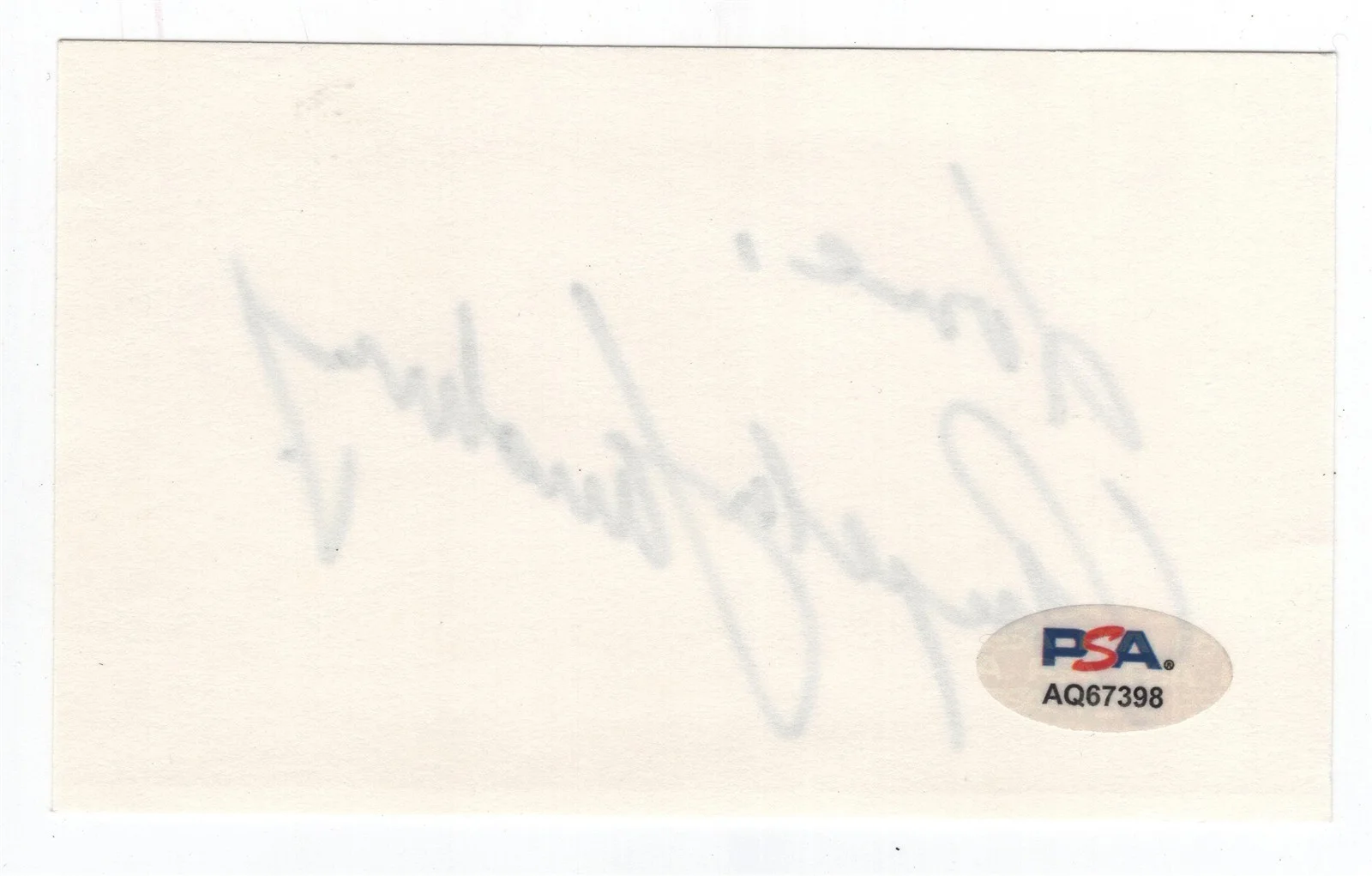 Angela Lansbury — ANGELA LANSBURY Autographed Index Card PSA/DAN American Actress, изображение 2