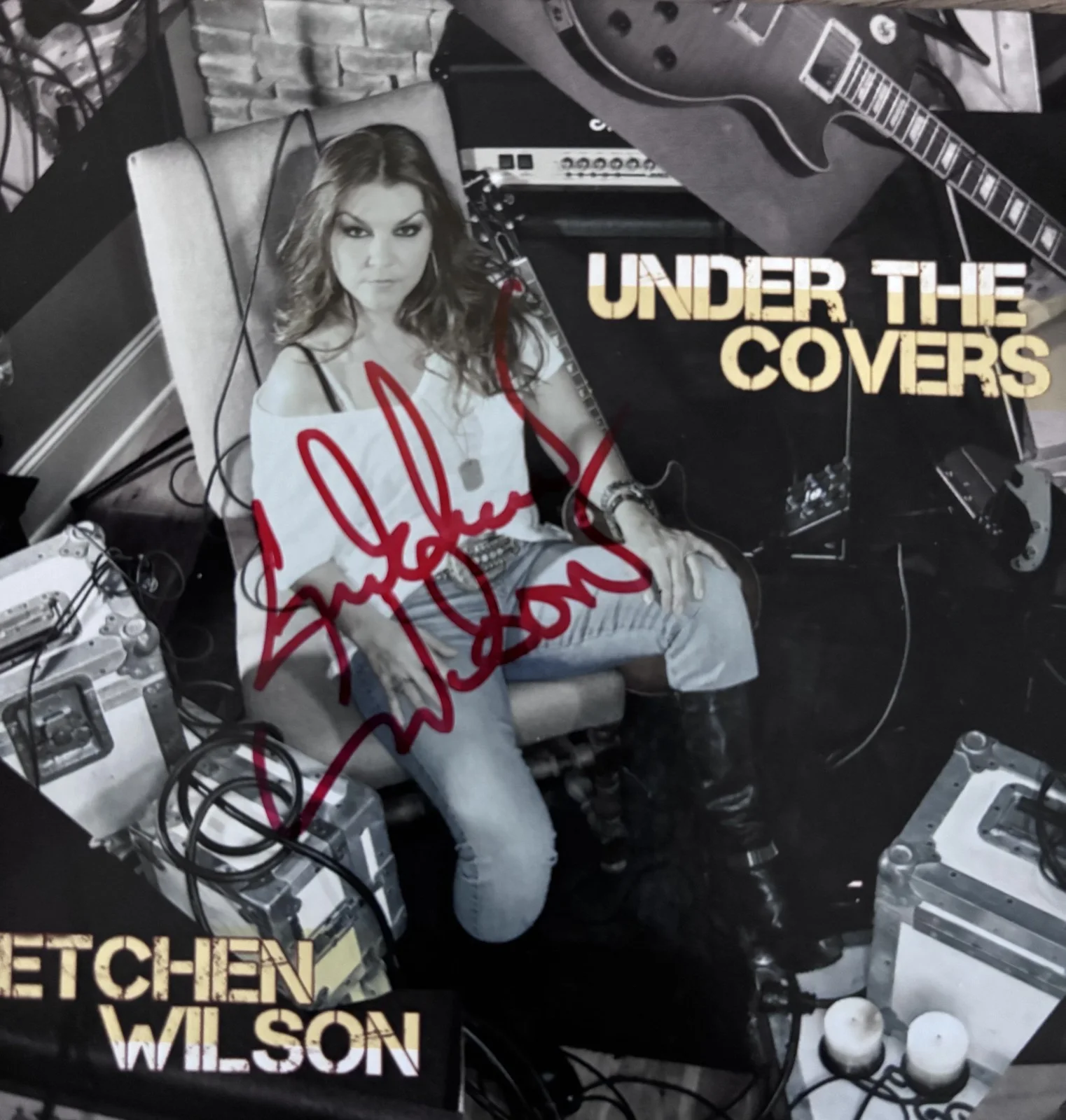 Gretchen Wilson "Under the Covers" signed booklet Only - Country Music Artist ns, изображение 3