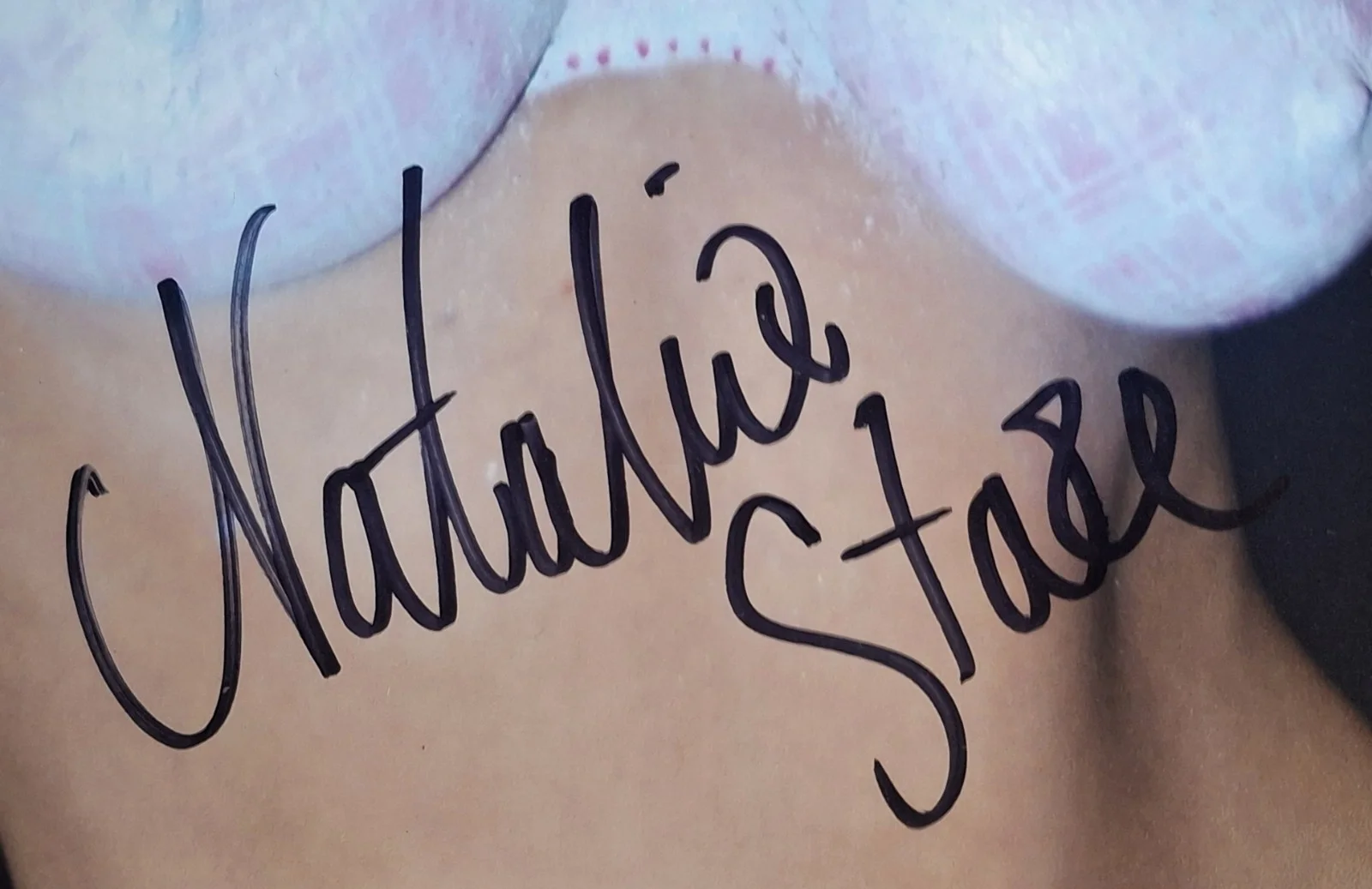 Natalia Starr Signed 8x12" Original PHOTO #5 - White Hot, image 2