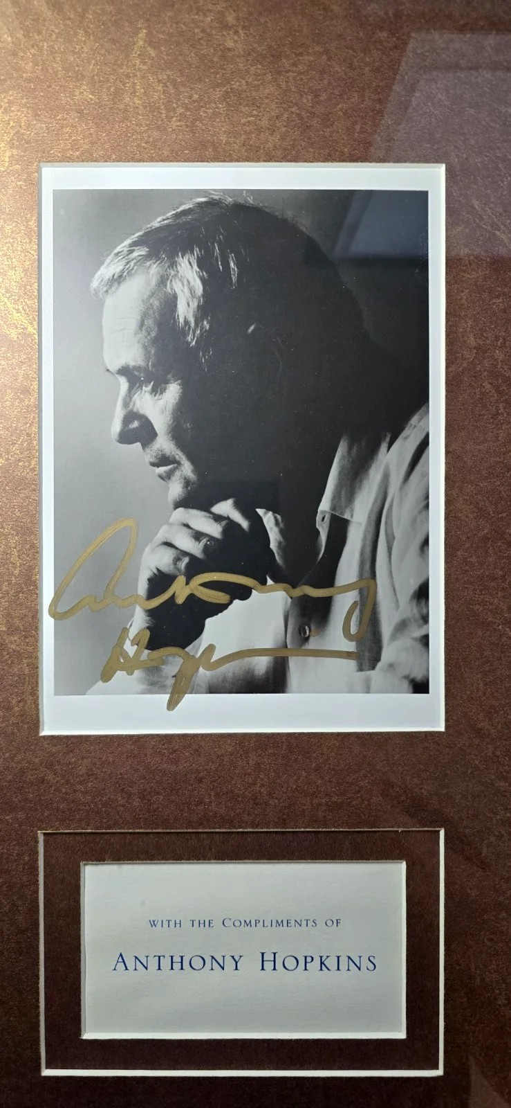 Anthony Hopkins — Anthony Hopkins of Silence of Lambs Autographed Signed Photo 12x18 Matted Frame, изображение 4