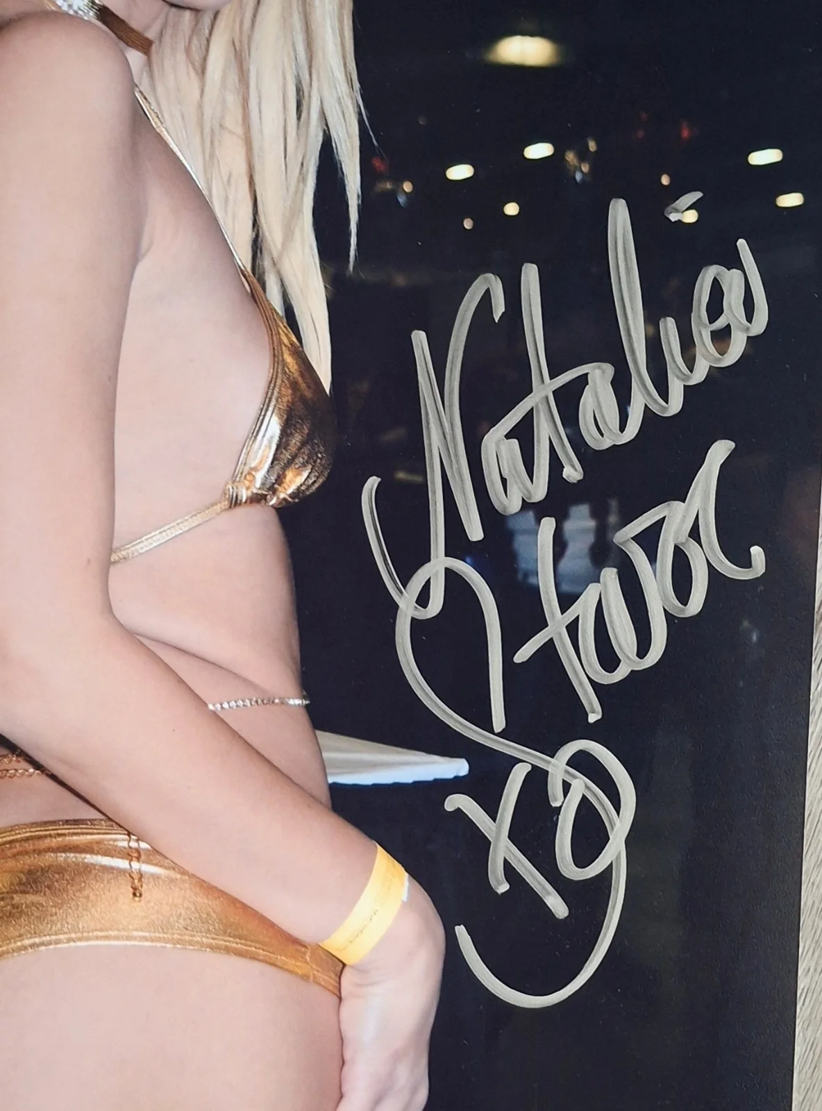 Natalia Starr Signed 8x12" Original PHOTO #3 - Stunning Rear View, изображение 2