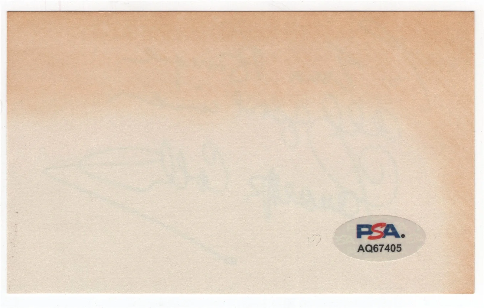 CLAUDETTE COLBERT — CLAUDETTE COLBERT Signed Index Card PSA/DNA American Actress, image 2