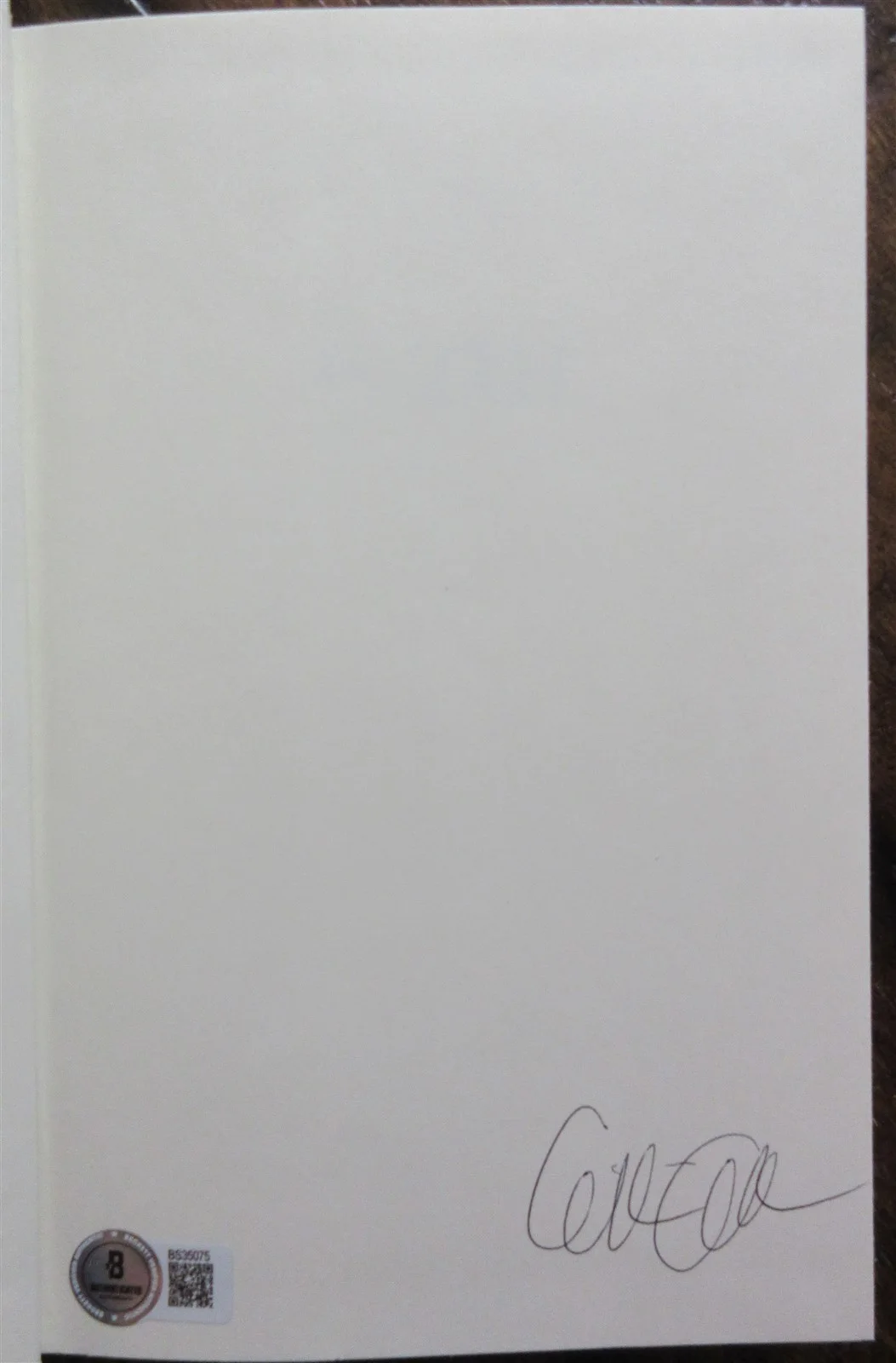 Gillian Anderson Signed Book - Beckett BAS, image 2