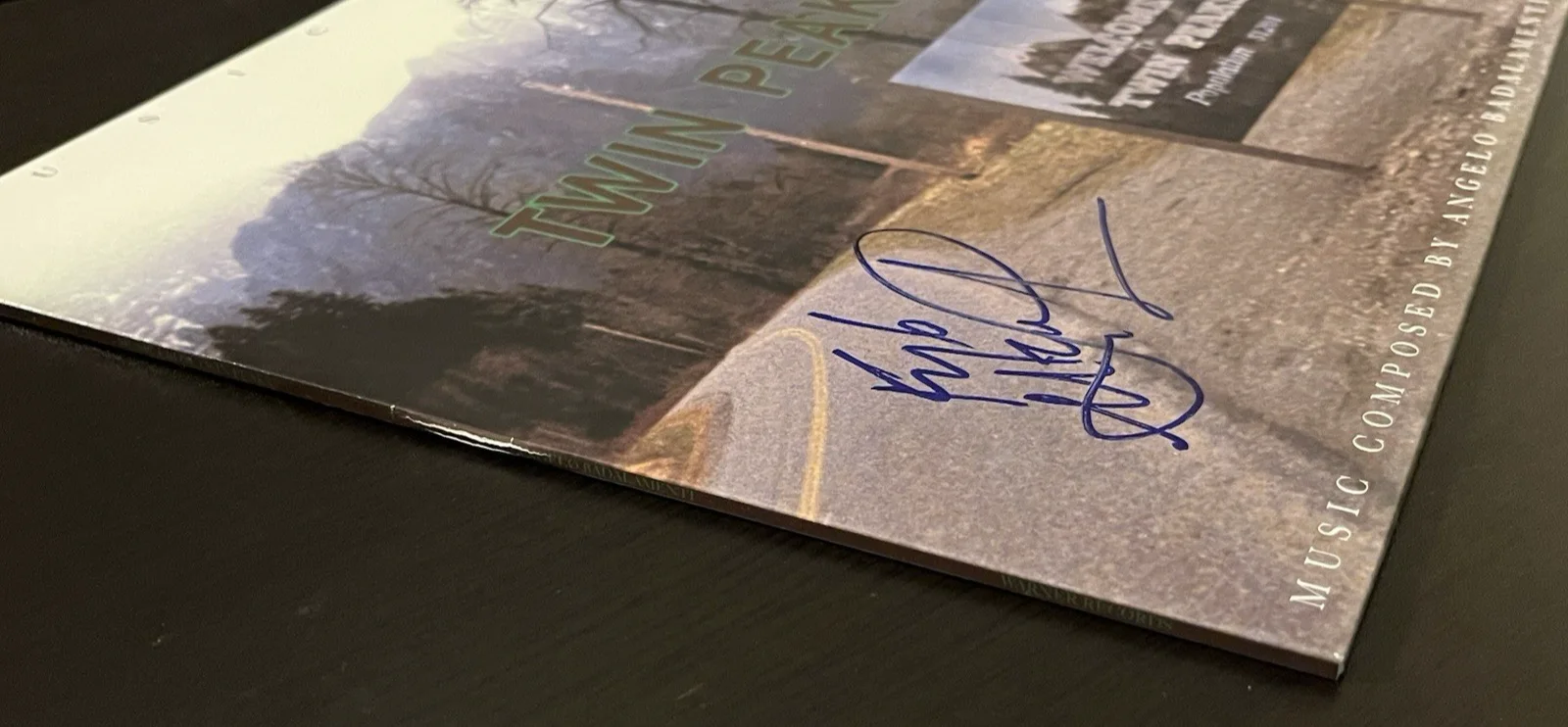 KYLE MACLACHLAN — KYLE MACLACHLAN SIGNED TWIN PEAKS VINYL RECORD RARE AUTOGRAPH COA NEW DUNE, изображение 3