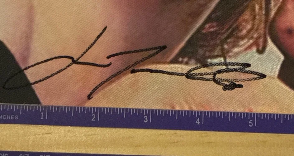 John Travolta — John Travolta Signed GREASE Movie Poster Canvas 16”x20” JSA JD, изображение 2