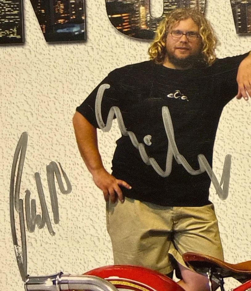 Paul Jr, Paul Sr — Orange County Choppers New York Signed Photo Paul Jr & Paul Sr 14”x11” JD, изображение 2