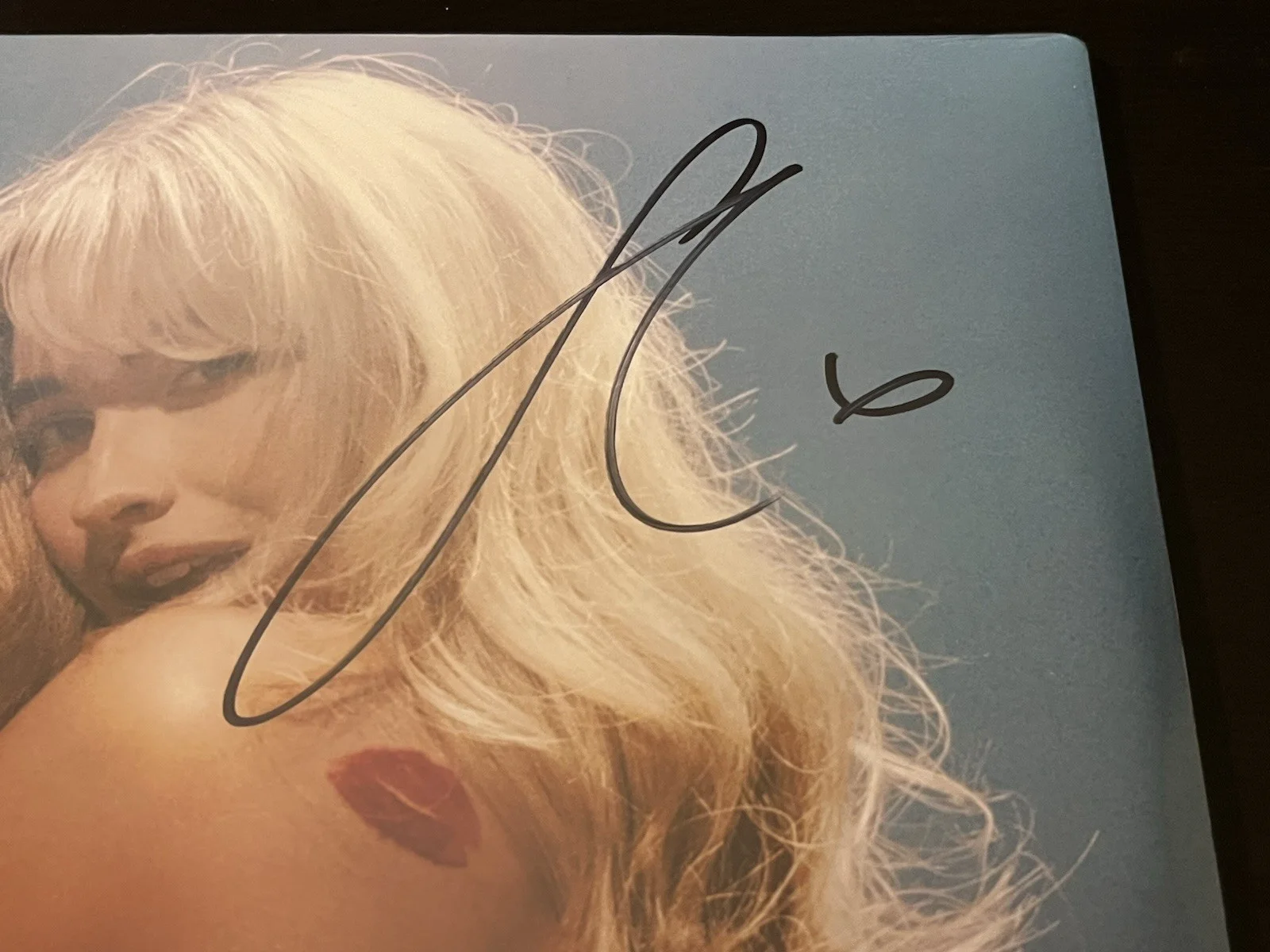 SABRINA CARPENTER SIGNED SHORT N SWEET DELUXE RECORD ON COVER AUTO SEALED COA, изображение 2