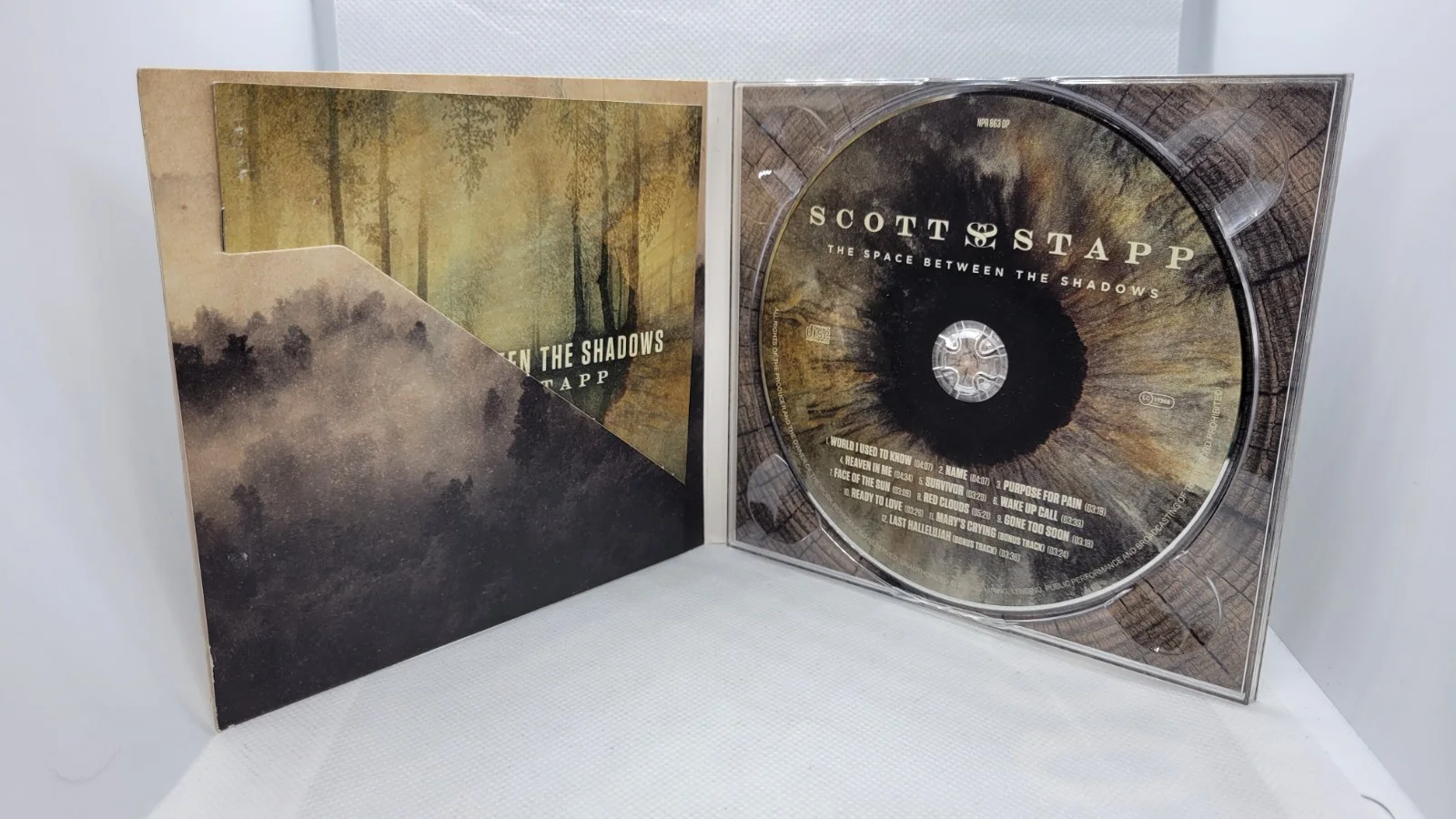 Scott Stapp – The Space Between The Shadows (CD, 2019) Signed/AUTOGRAPH CREED, image 5