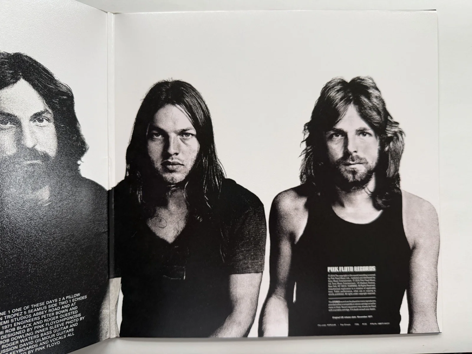 Nick Mason Pink Floyd Signed Meddle Vinyl Album LP Autograph, image 3