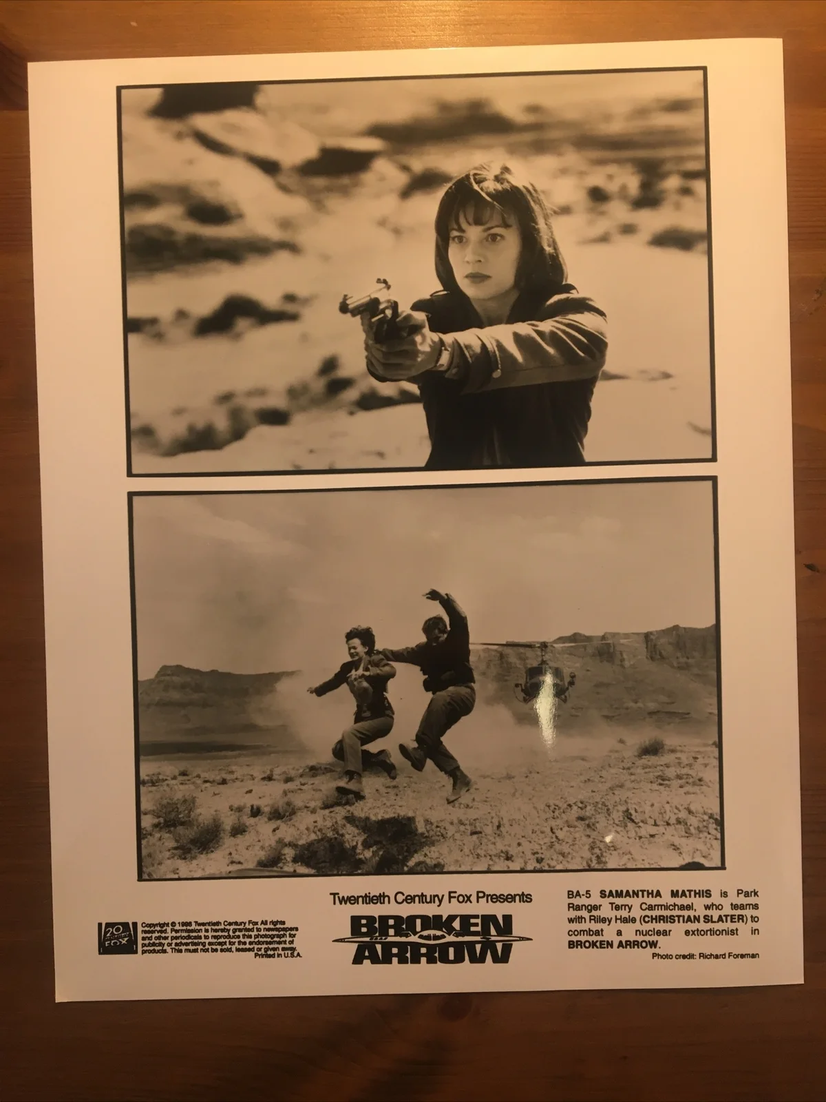 Broken Arrow - Full Film Movie Promotional Press Pack - John Travolta, изображение 5