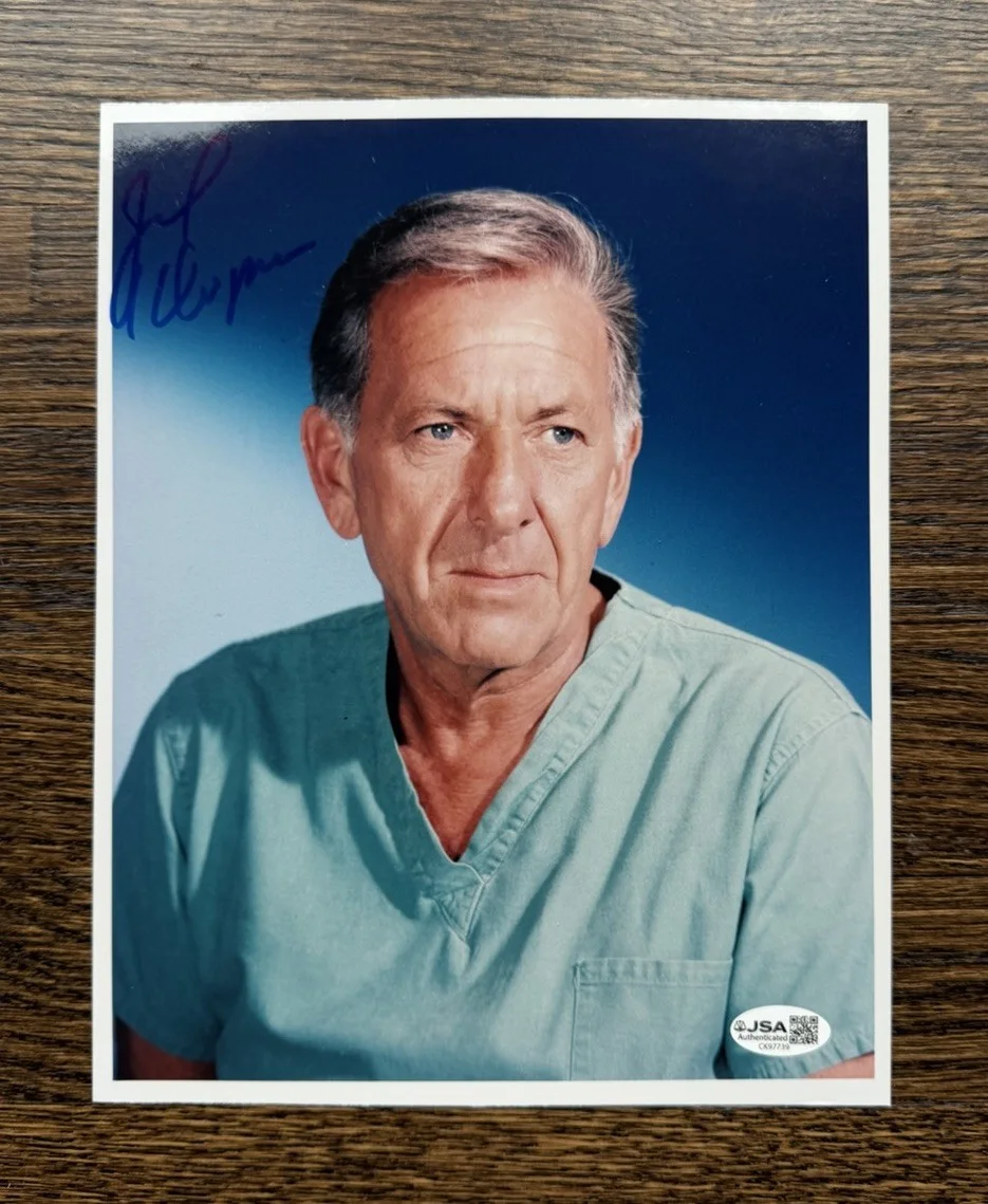 Jack Klugman Quincy, M.E. Signed 8x10 JSA Certified Authentic, image 2