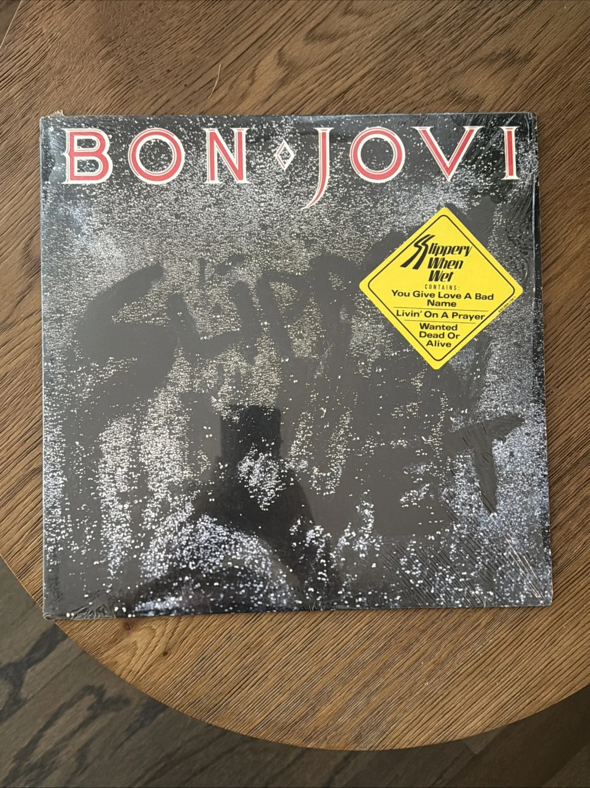 Jon Bon Jovi ENTIRE BAND SIGNED Slippery When Wet Signed Album Vinyl LP Record, изображение 2