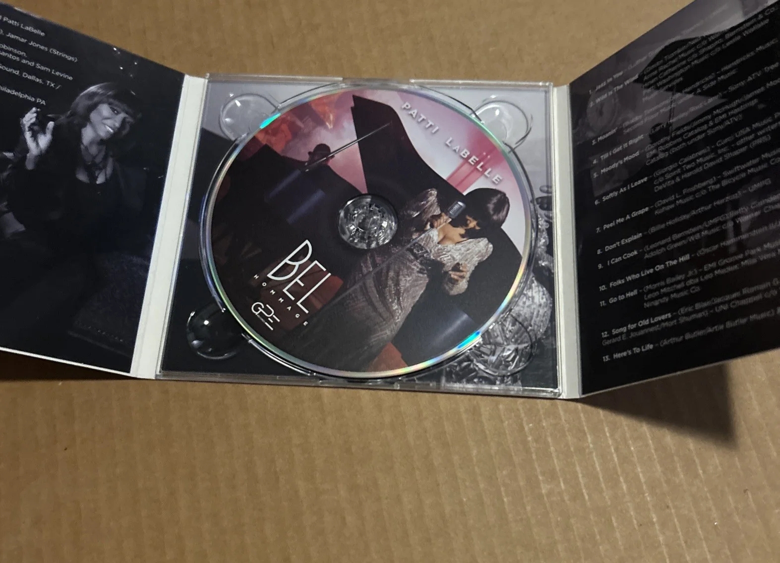 SIGNED PATTI LABELLE Bel Hommage Autographed CD, image 2