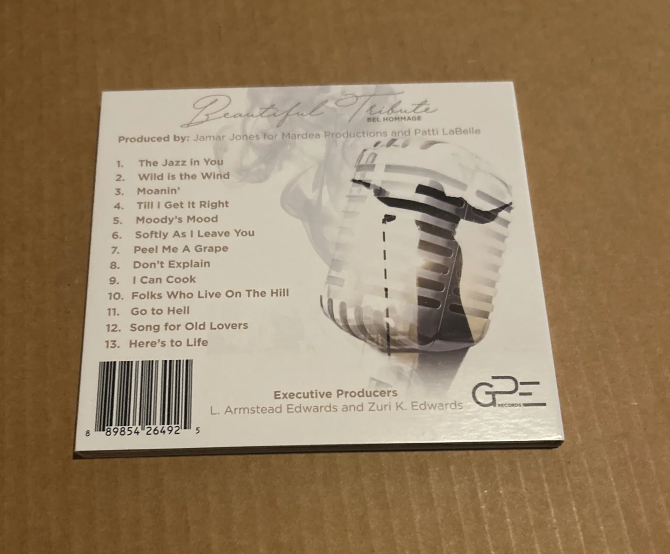 SIGNED PATTI LABELLE Bel Hommage Autographed CD, image 3