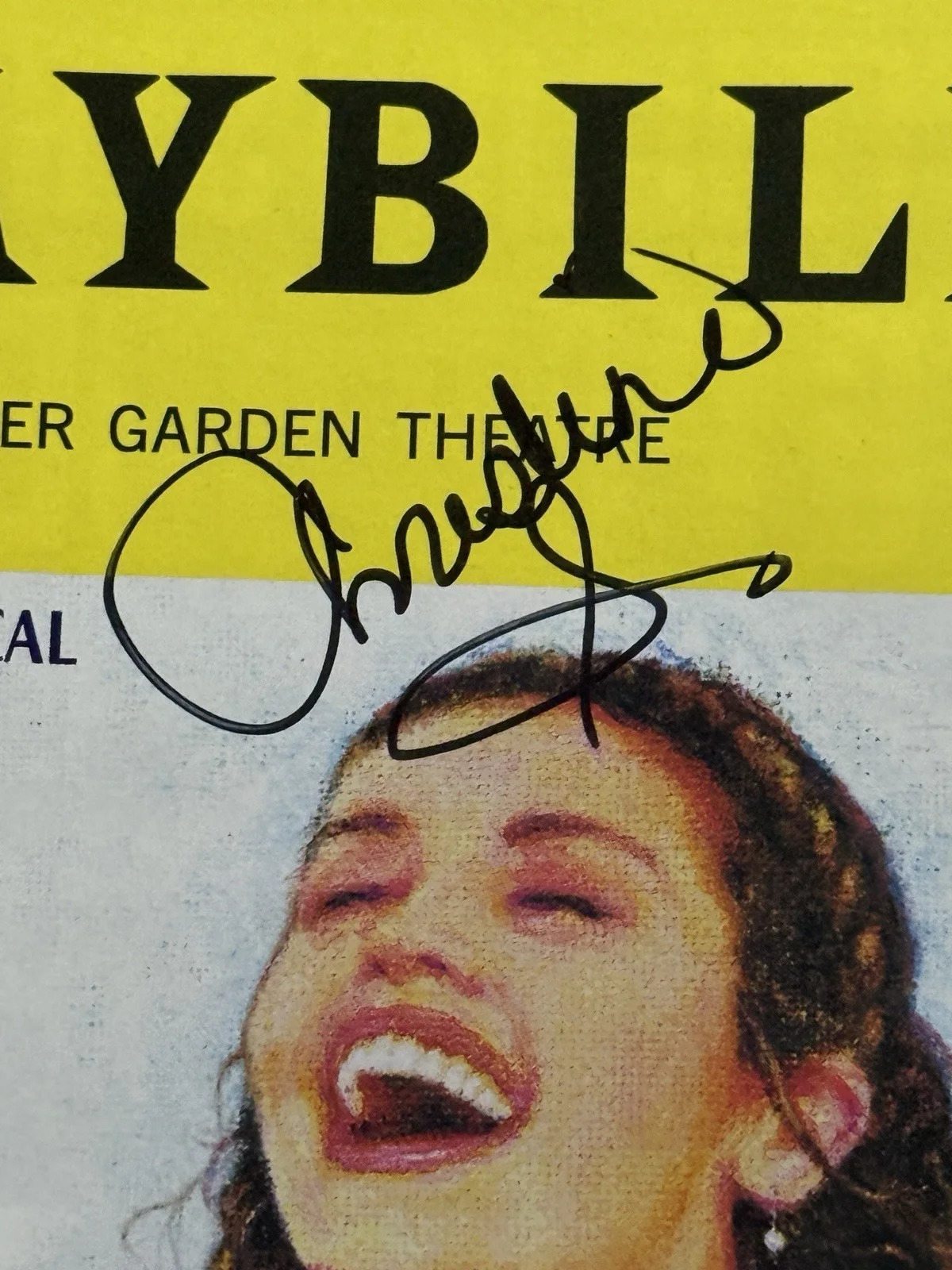 Christine Sherrill — Mamma Mia Mia! 2025 Signed Broadway Christine Sherrill Winter Garden Playbill, изображение 2