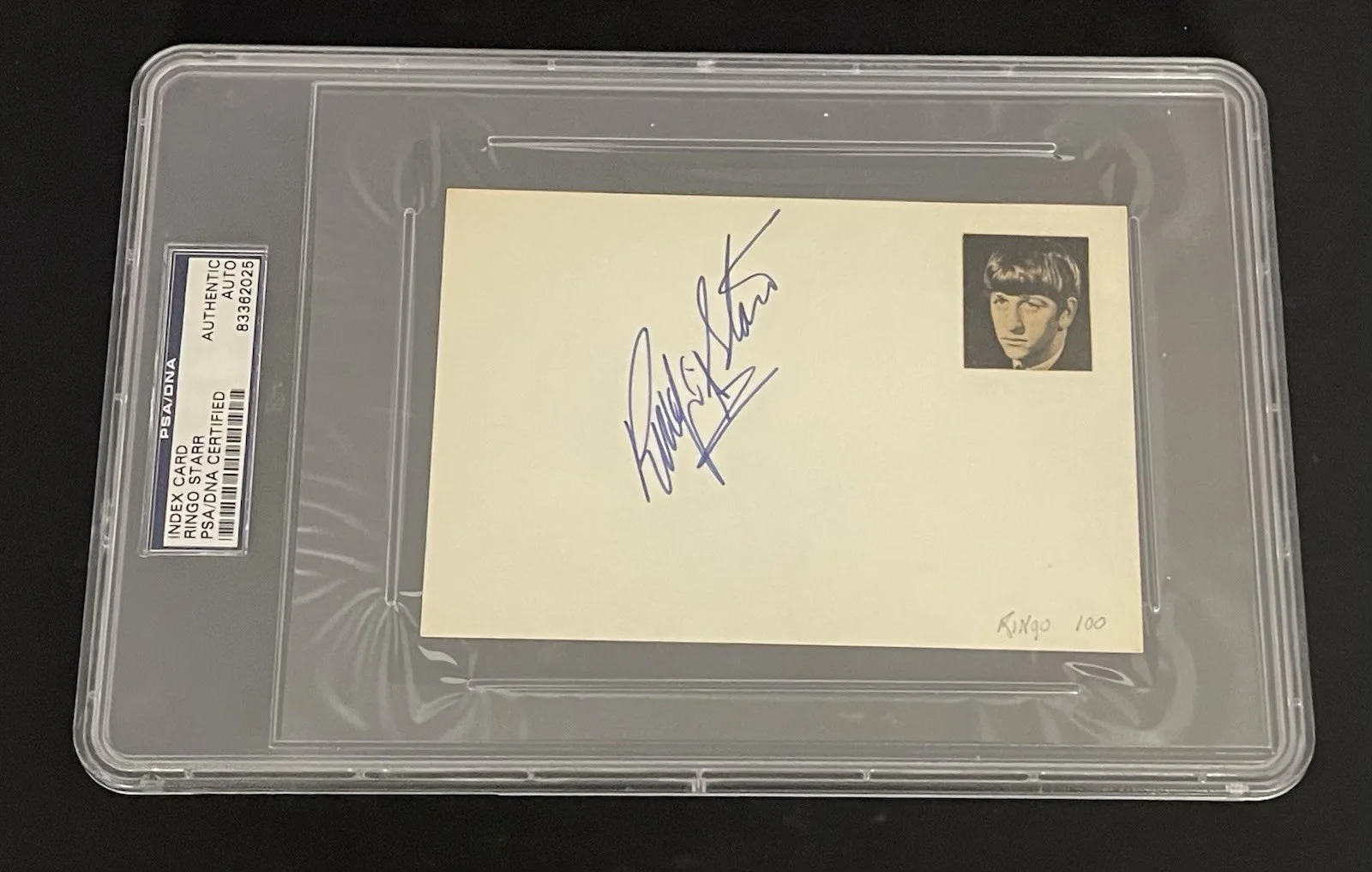 Ringo Starr The Beatles Signed Cut Signature Autographed Slabbed PSA/DNA Drummer, изображение 2