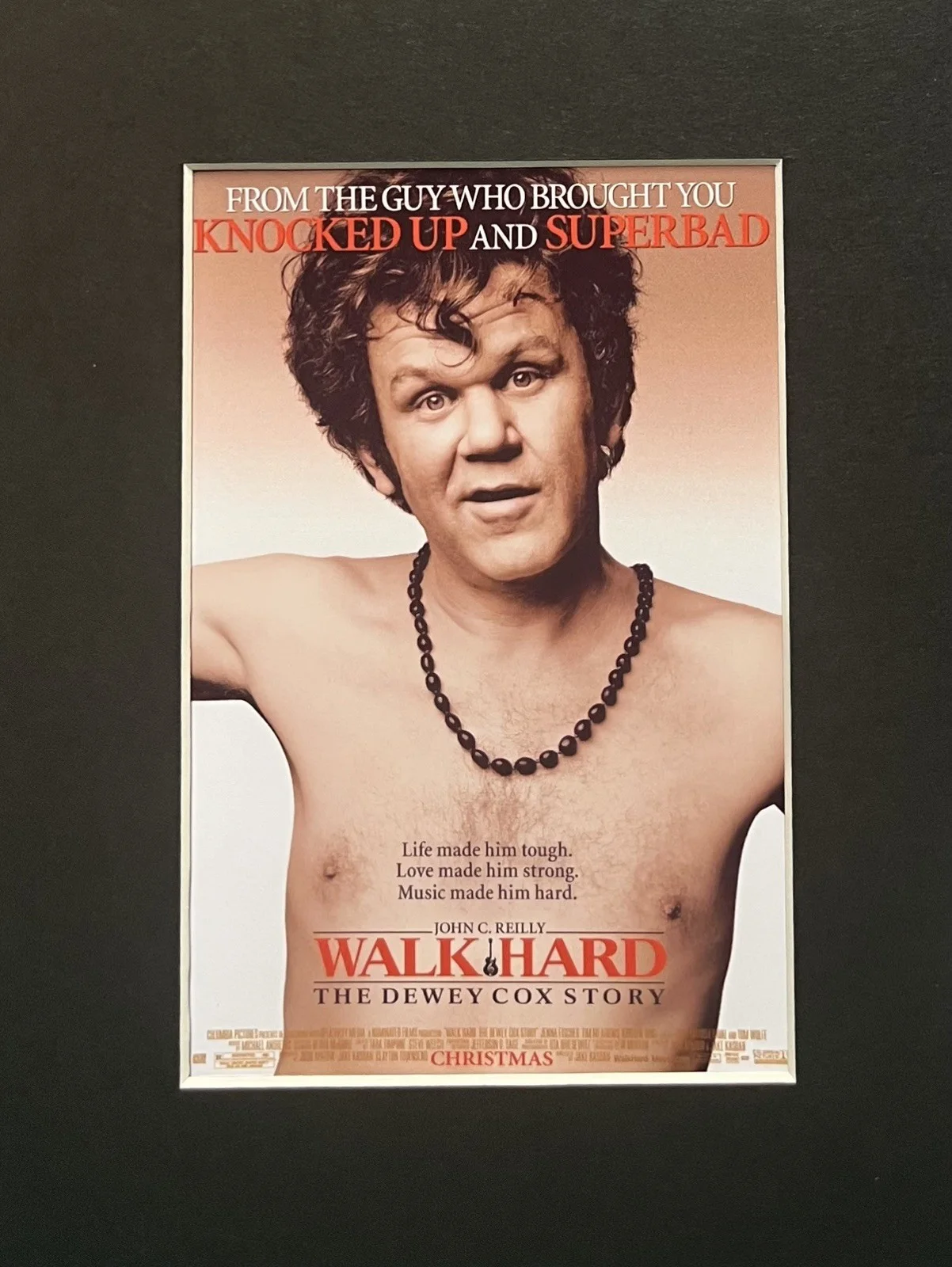 WALK HARD. The Dewey Cox Story. 35mm Film Cell Mounted Display, image 2