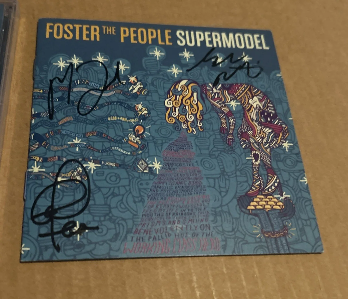 Foster The People - Supermodel Autographed / Signed New CD, image 2