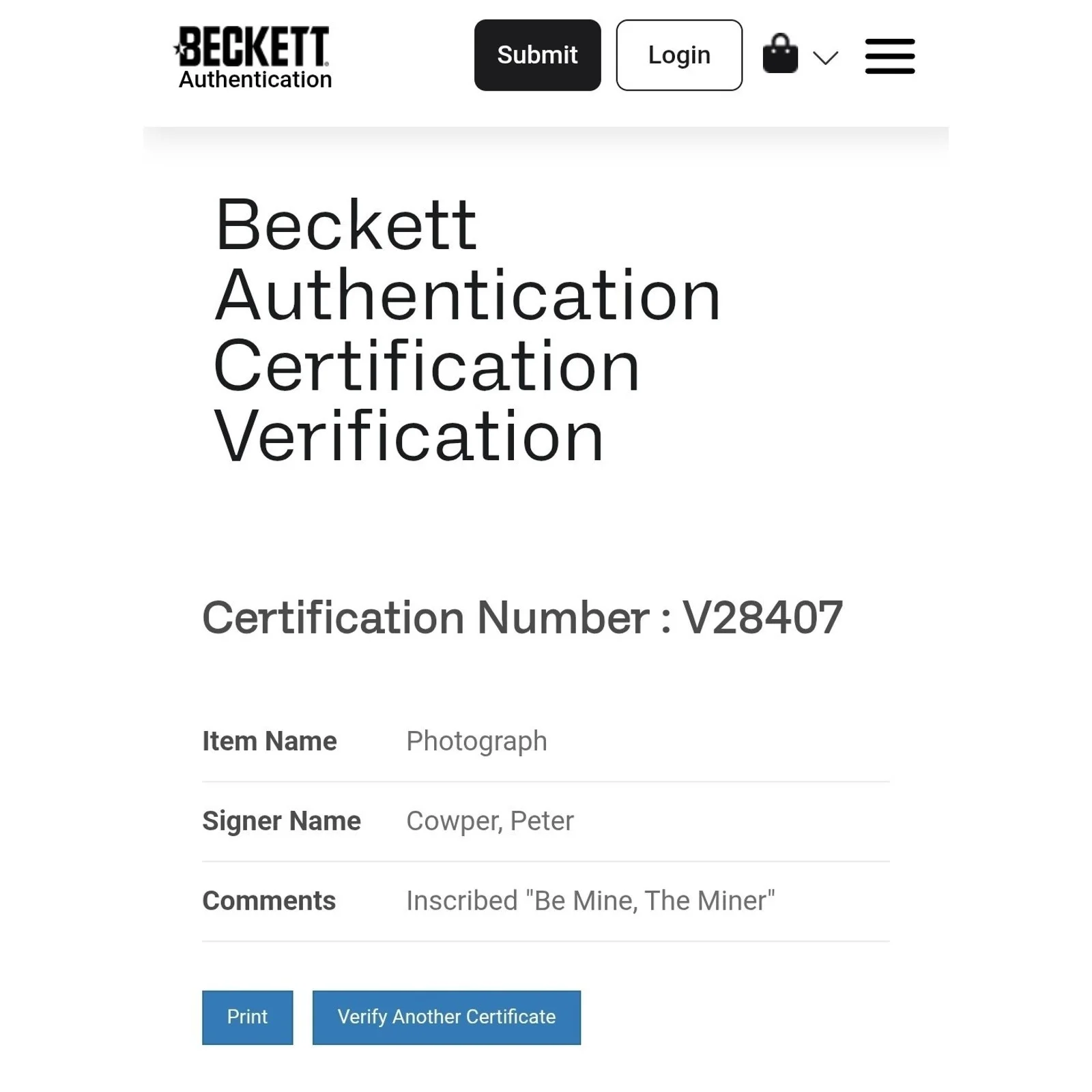 Peter Cowper — Peter Cowper Signed 11x17 Photo Poster My Bloody Valentine Signed Beckett COA, изображение 5