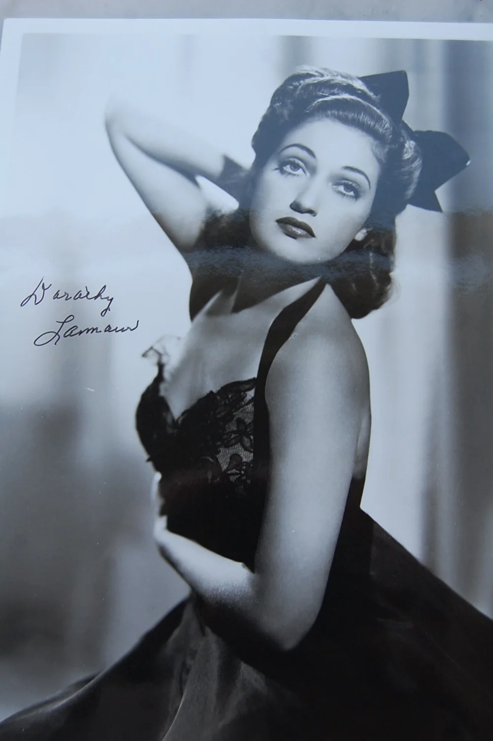 Dorothy Lamour — VINTAGE DOROTHY LAMOUR SIGNED, AUTOGRAPHED PERSONALIZED 8X10 PHOTO w COA, изображение 3