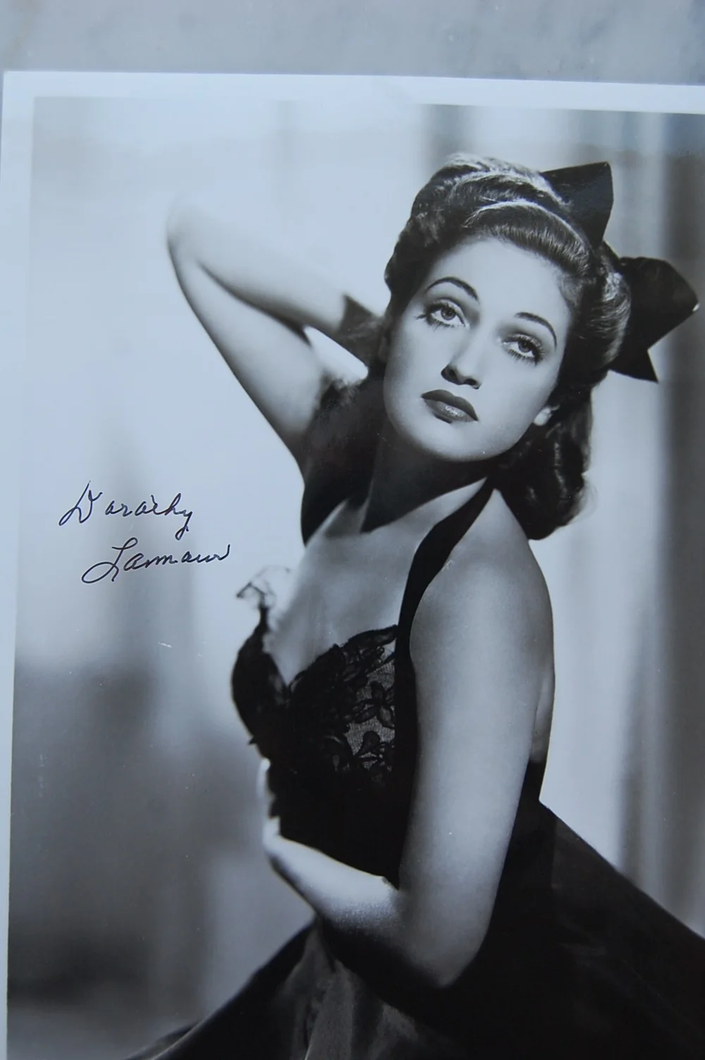 Dorothy Lamour — VINTAGE DOROTHY LAMOUR SIGNED, AUTOGRAPHED PERSONALIZED 8X10 PHOTO w COA, изображение 4