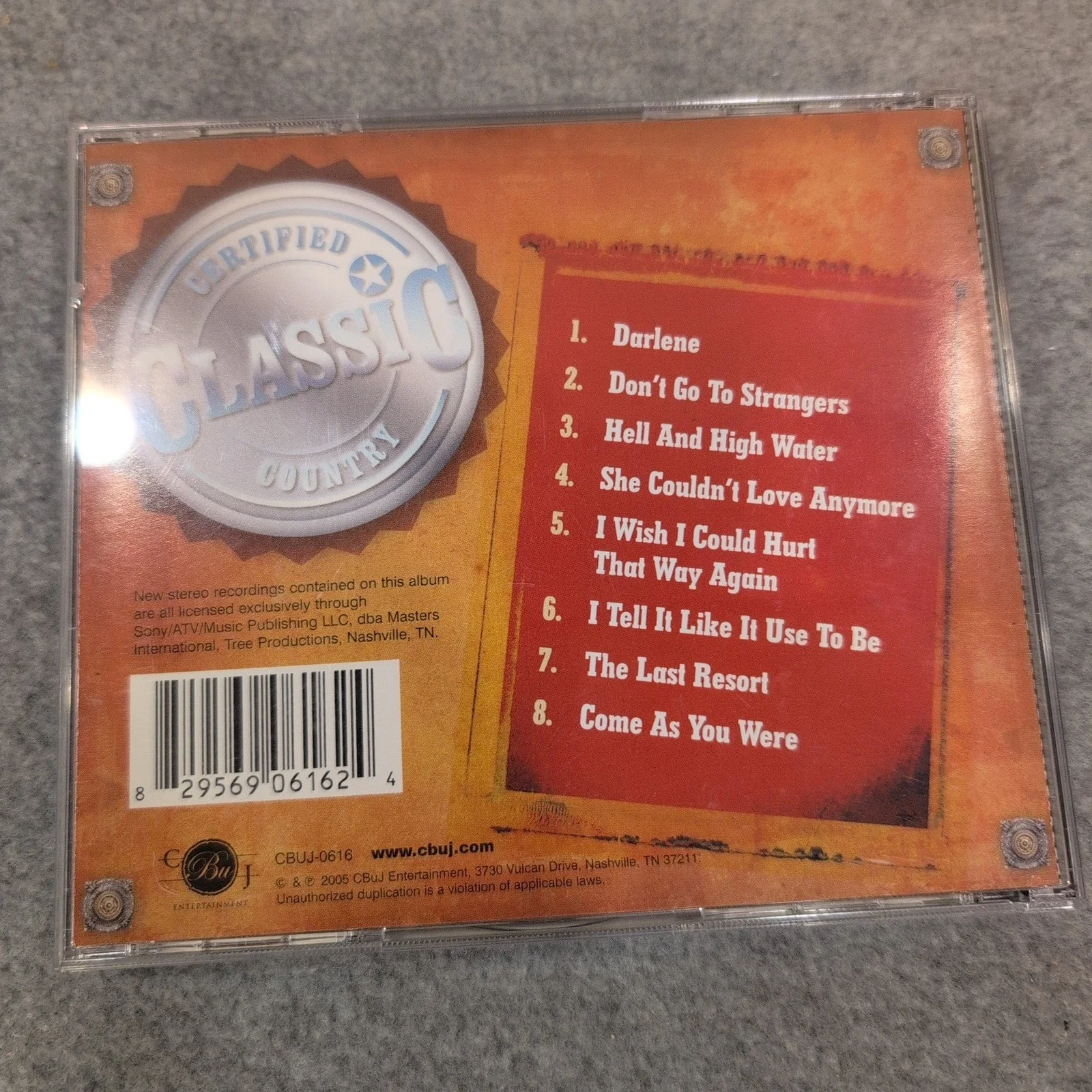 T. Graham Brown Certified Classic Country CD Album Signed Autographed, image 2