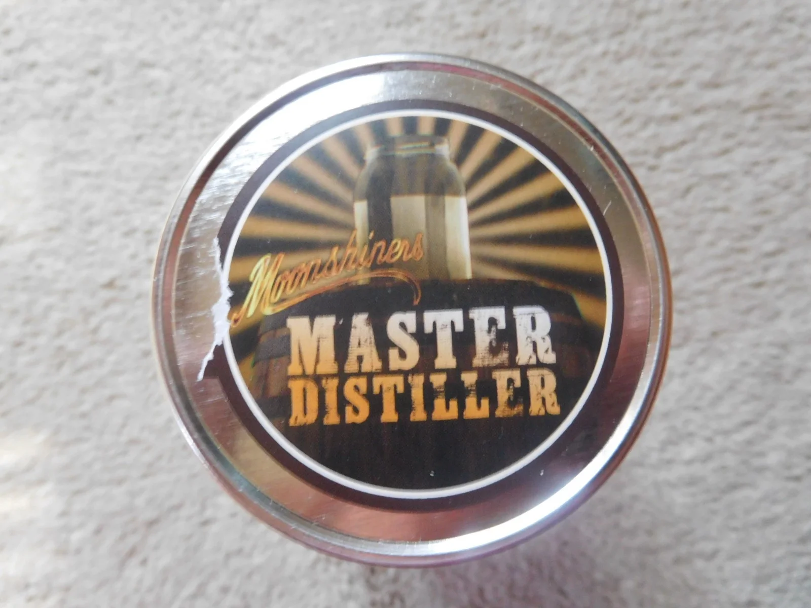 Big Nick Calo — RARE Moonshiners Big Nick Mark & Digger Signed Moonshine Jar Popcorn Sutton, image 3