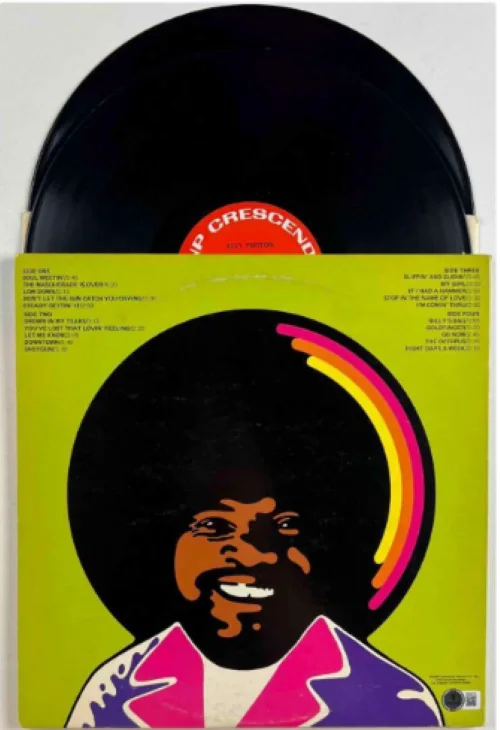 Billy Preston Signed "The Original Billy Preston – Soul’d Out!" Album (BAS Auth), image 2