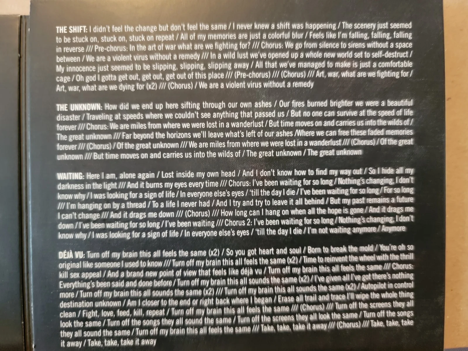 10 Years - Violent Allies CD (2020) - AUTOGRAPHED, image 2