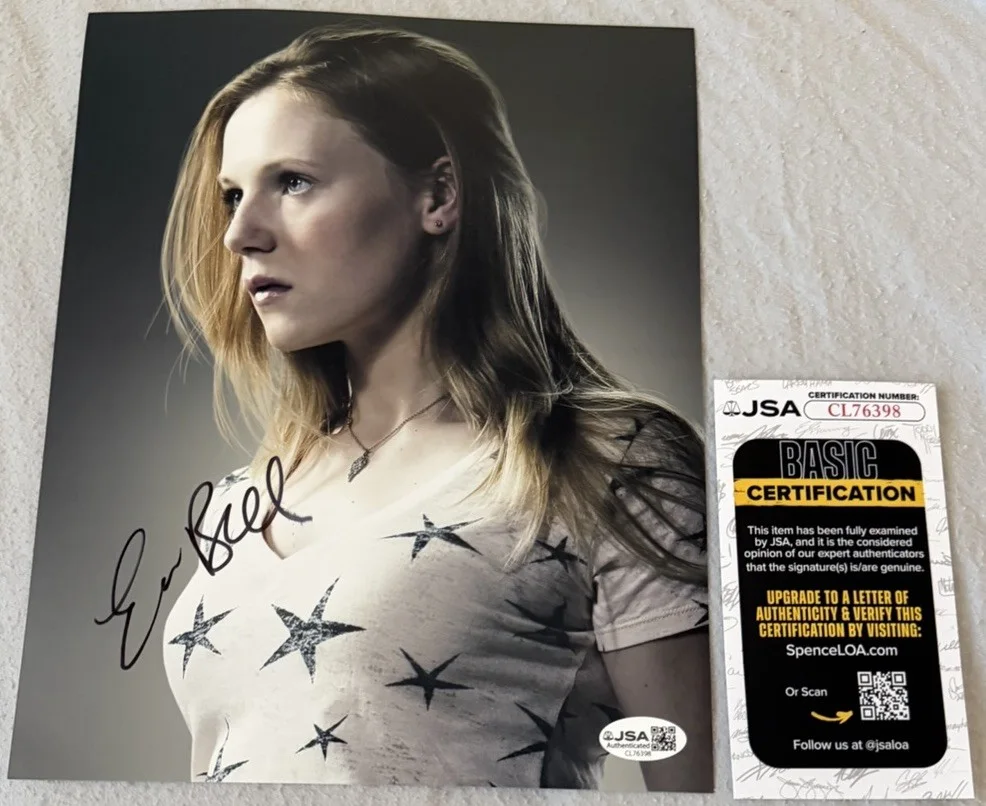 Emma Bell — Emma Bell Signed 8x10 Photo Dallas TWD Frozen Hatchet II Actress w/ JSA COA