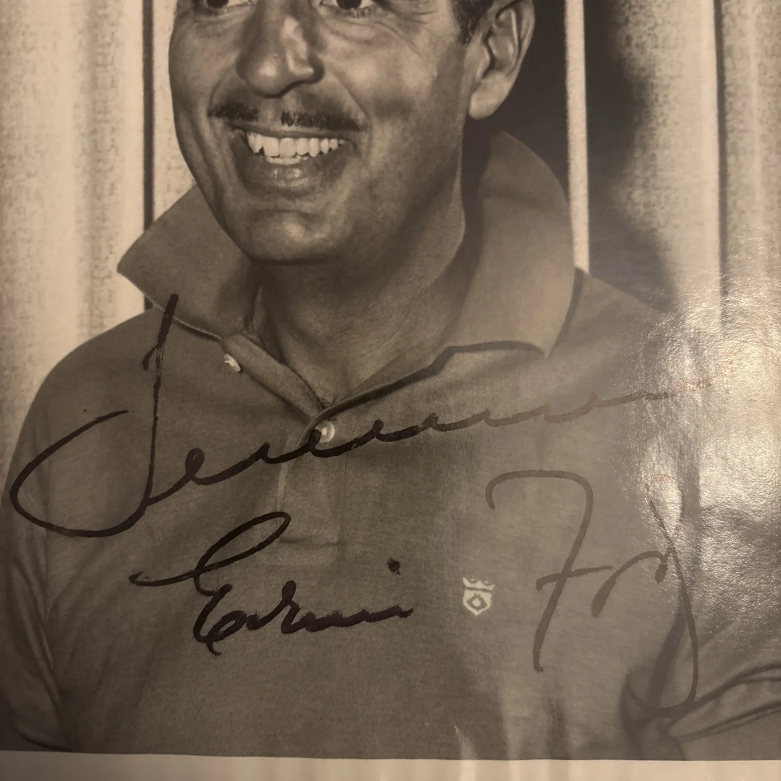 Ernie Ford Autograph Signed B\W 8x10 Photograph, image 2